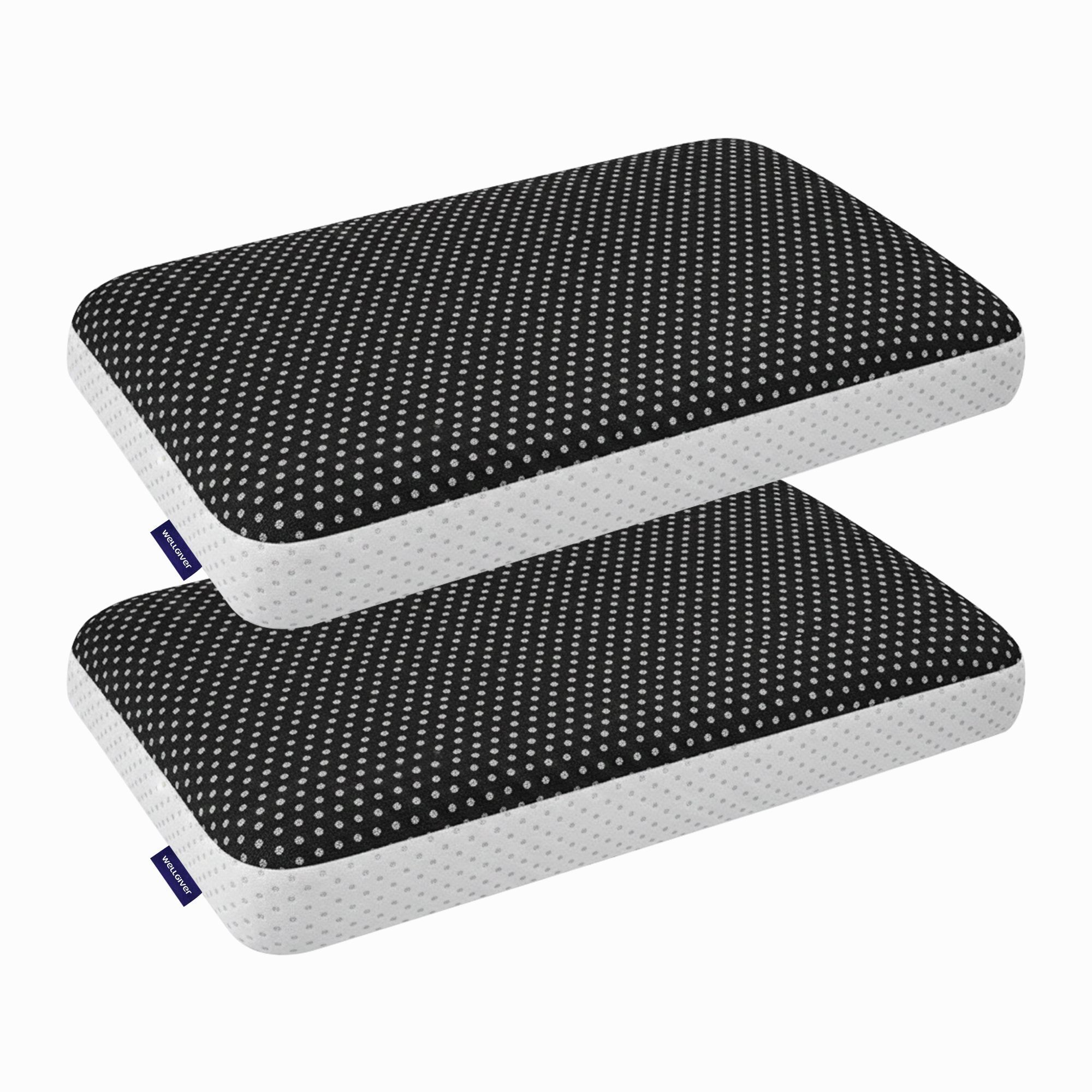 wellgiver Memory Foam Sleeping Pillow Pack of 2 Geometric Luxury-picture-25