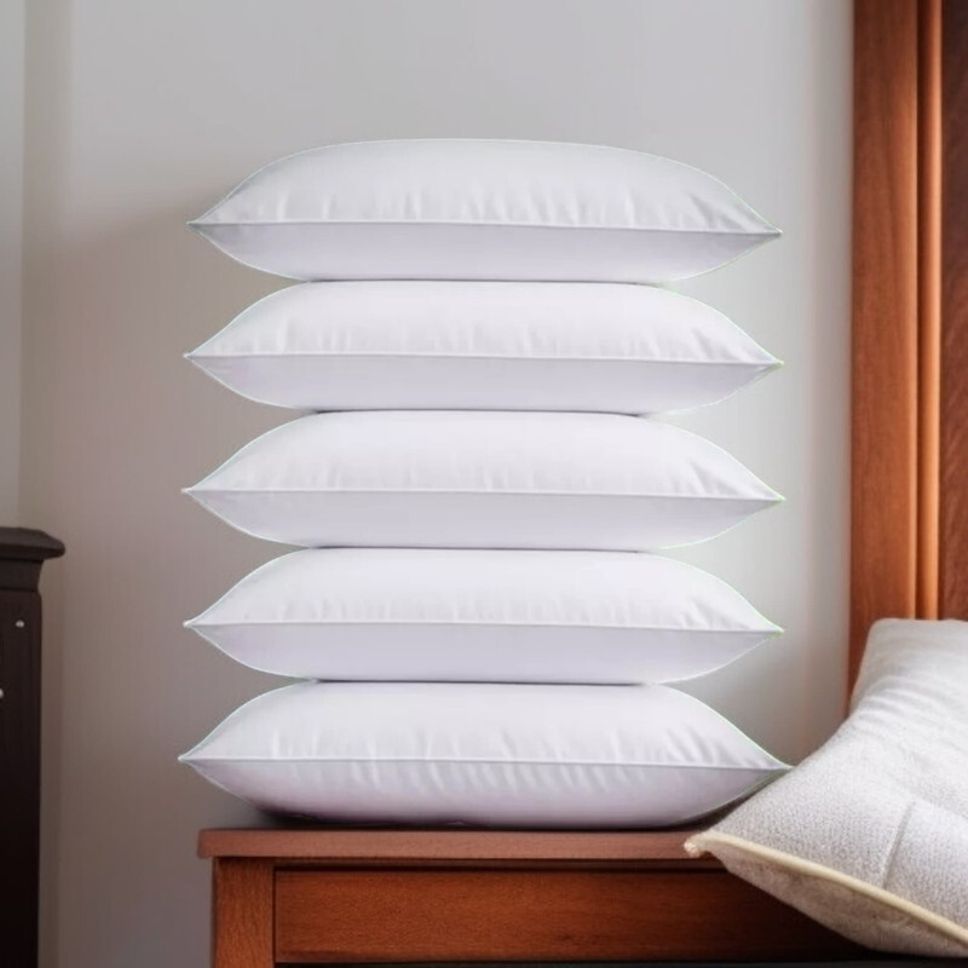 LUXURY Microfibre Abstract Sleeping Pillow Pack of 5-image-7