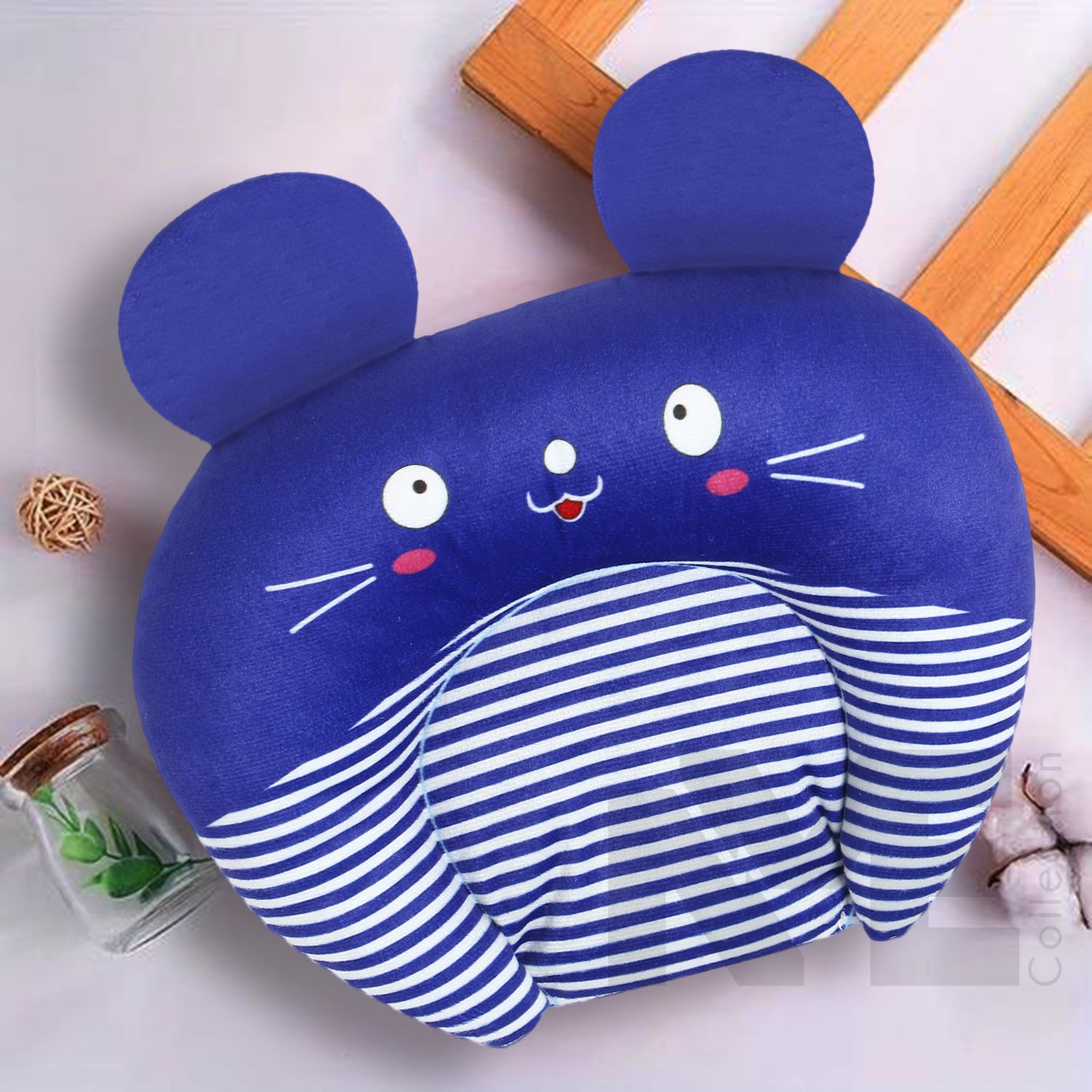 Mustard Seeds Animals Baby Pillow Pack of 1