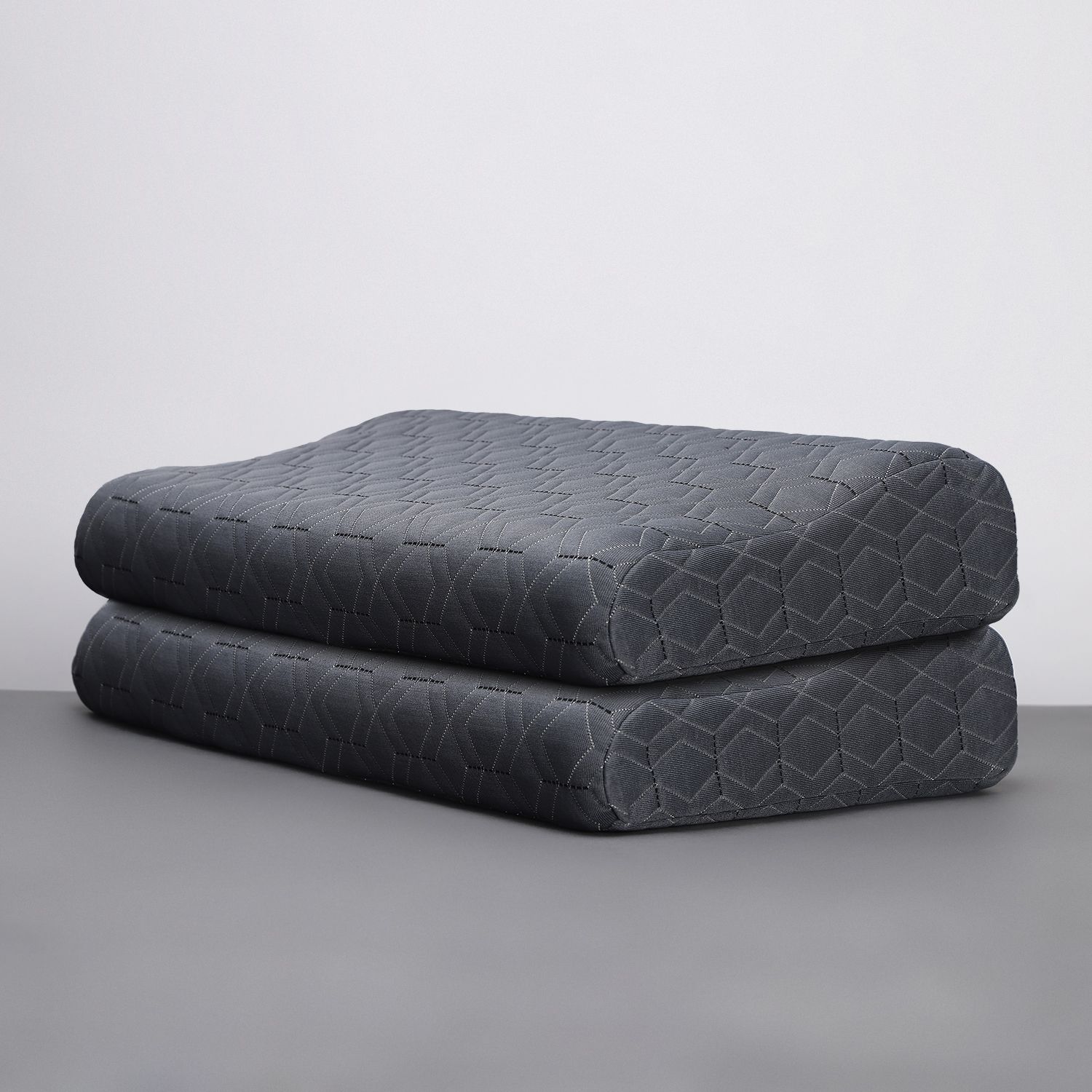 Luxury Contour Memory Foam Geometric Sleeping Pillow Pack of 2