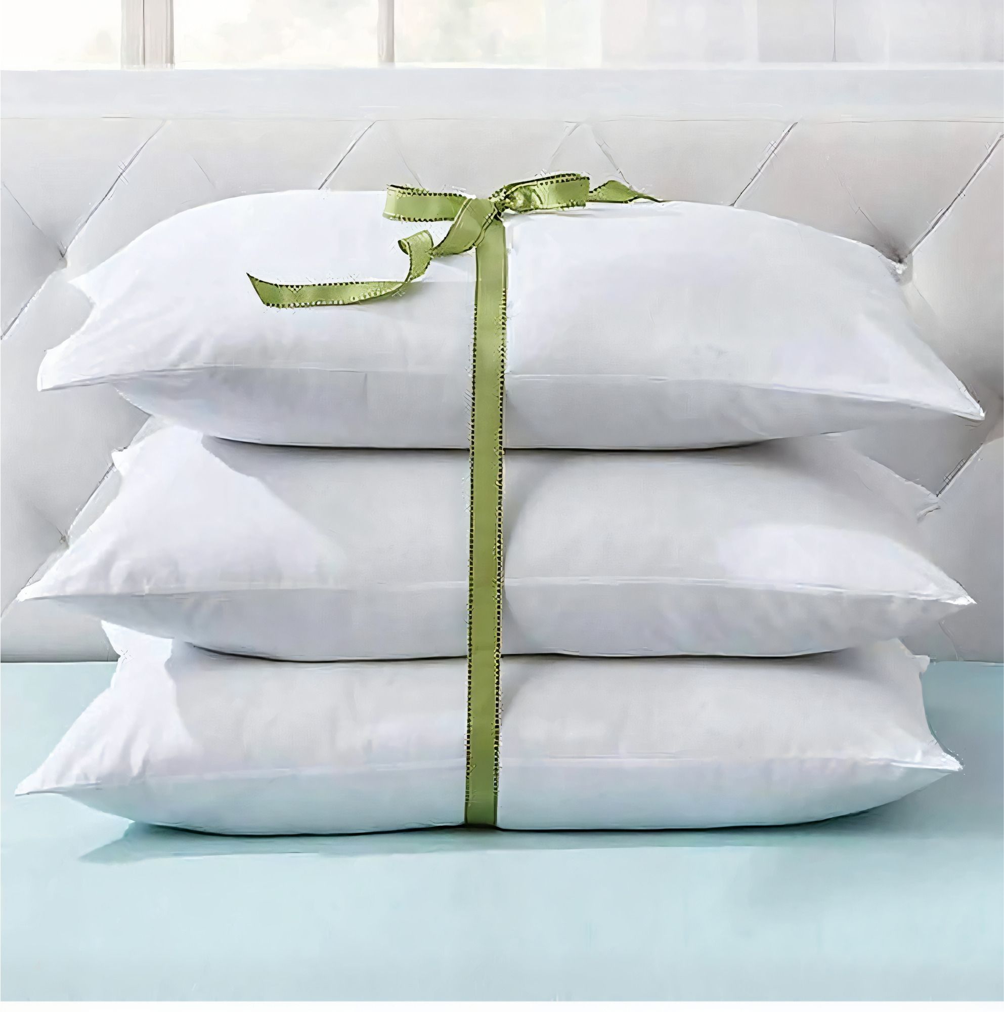 Cotton Sleeping Pillow Pack of 3 Solid STOMIA-picture-20