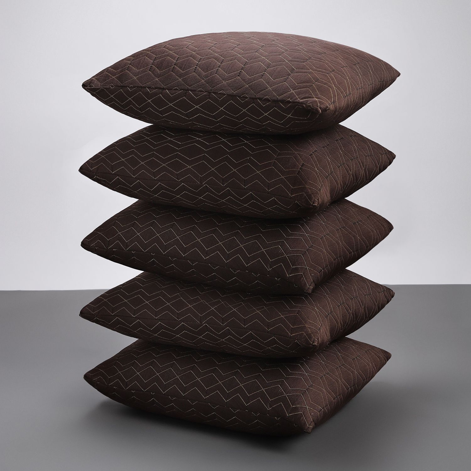 LUXURY Microfibre Geometric Cushion Pack of 5