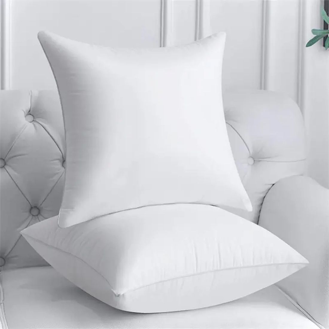 furnigully Microfibre Cushion Pack of 2 Stripes Soft & Fluffy Sofa Cushion Pillow Set-picture-25