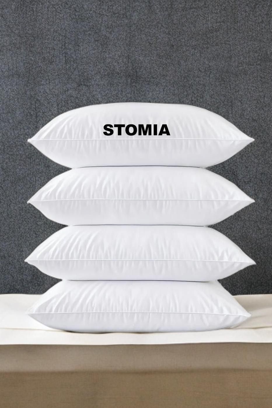Cotton Sleeping Pillow Pack of 4 Solid STOMIA-picture-20