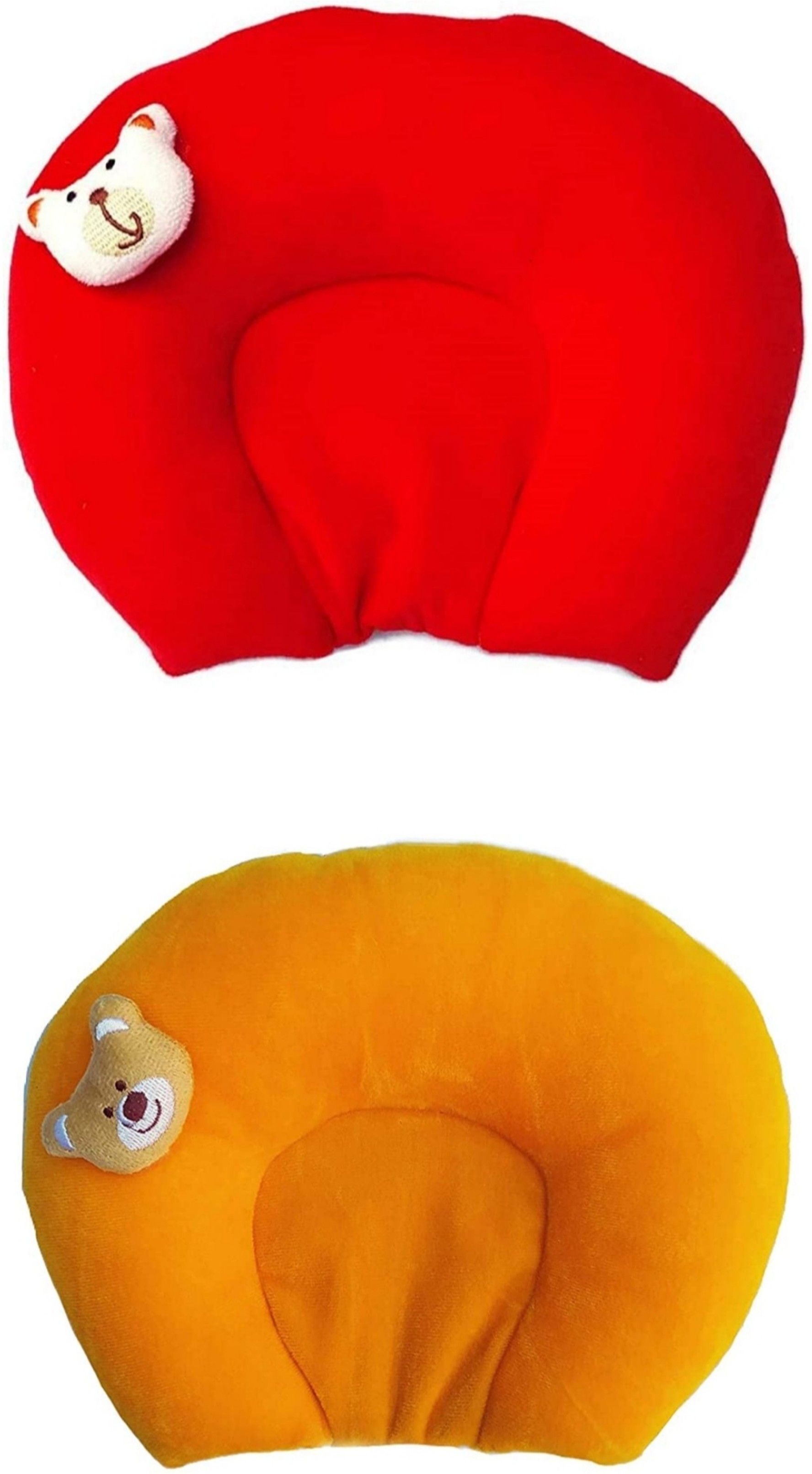 Mustard Seeds, Polyester Fibre Baby Pillow Pack of 2 Solid-image-20