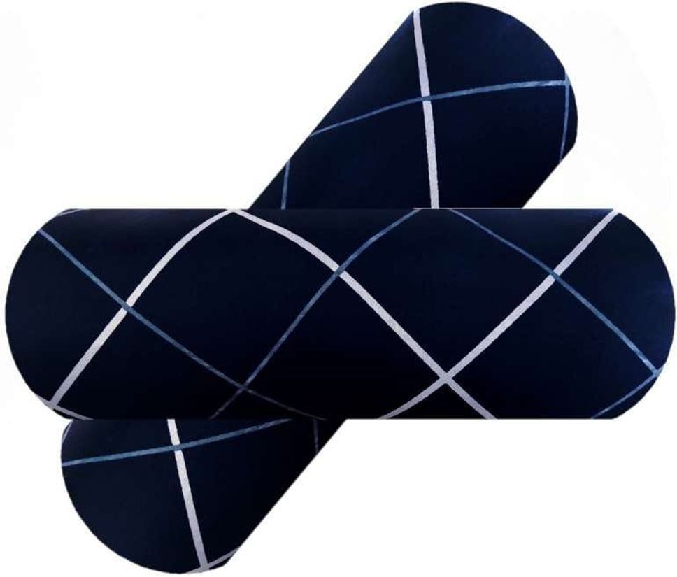 Microfibre Bolster Pack of 2 Geometric ROUND-image-4