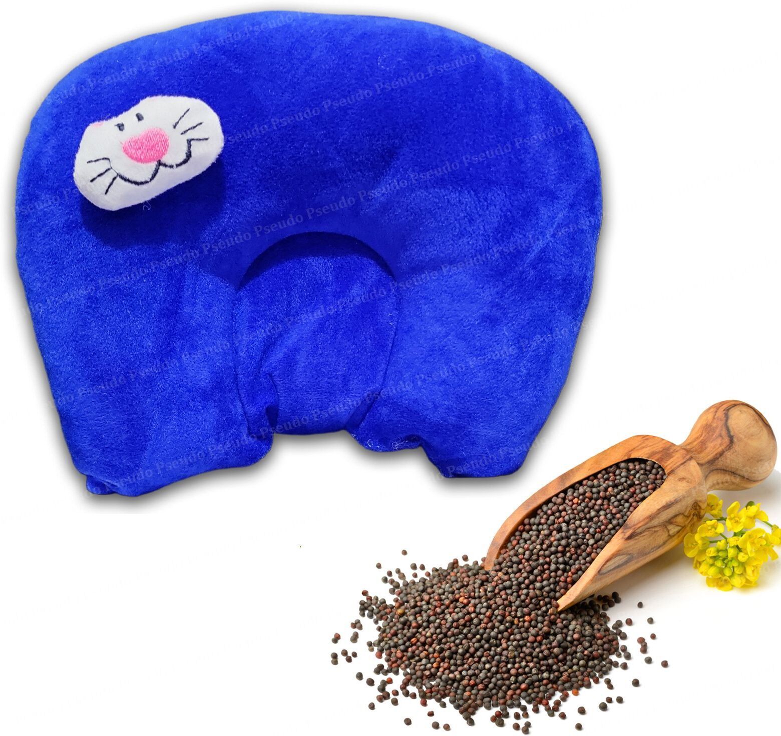 Mustard Seeds, Microfibre Baby Pillow Pack of 1 Animals-image-17