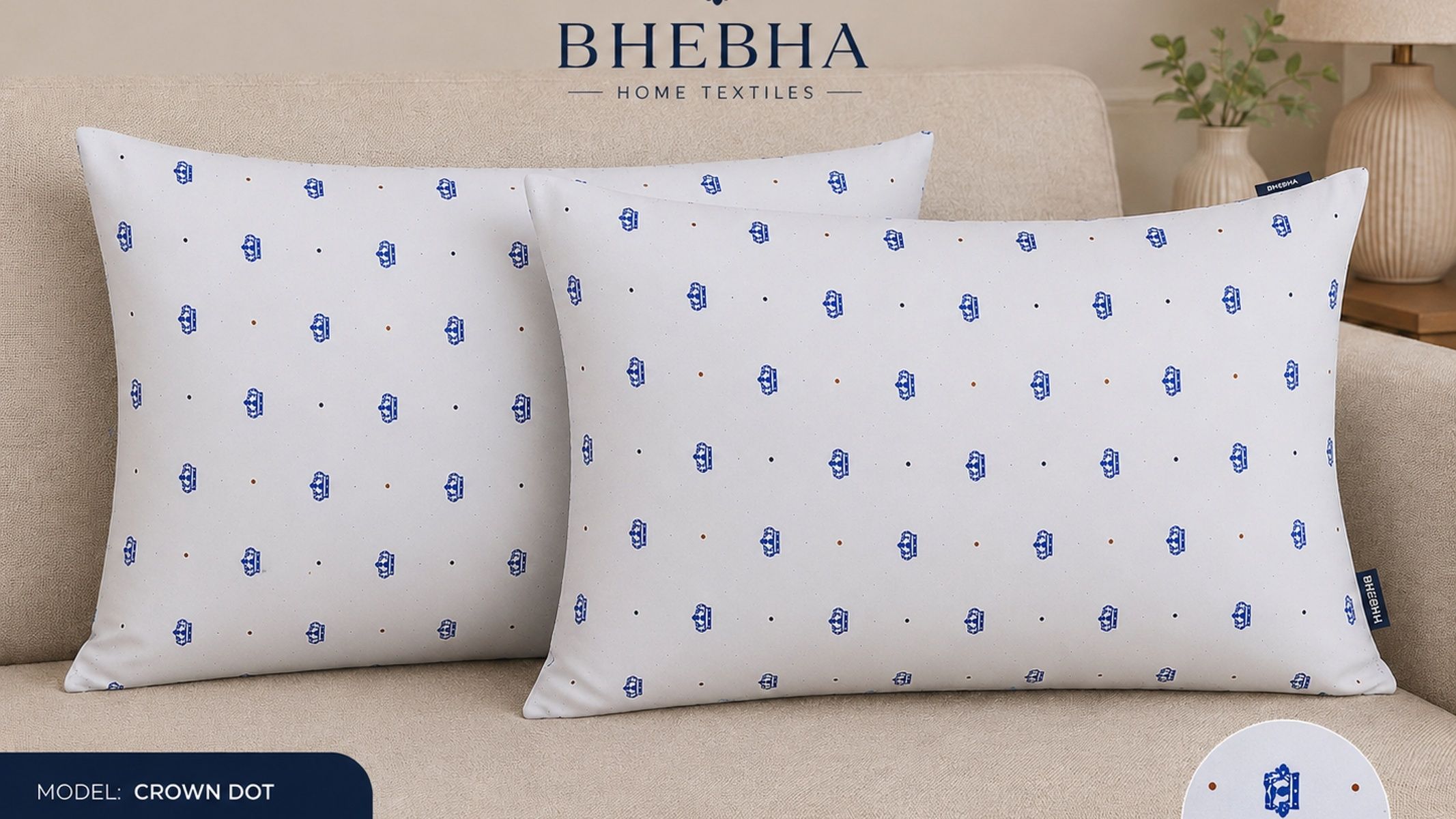 bhebha Microfibre Sleeping Pillow Pack of 2 Solid-picture-29