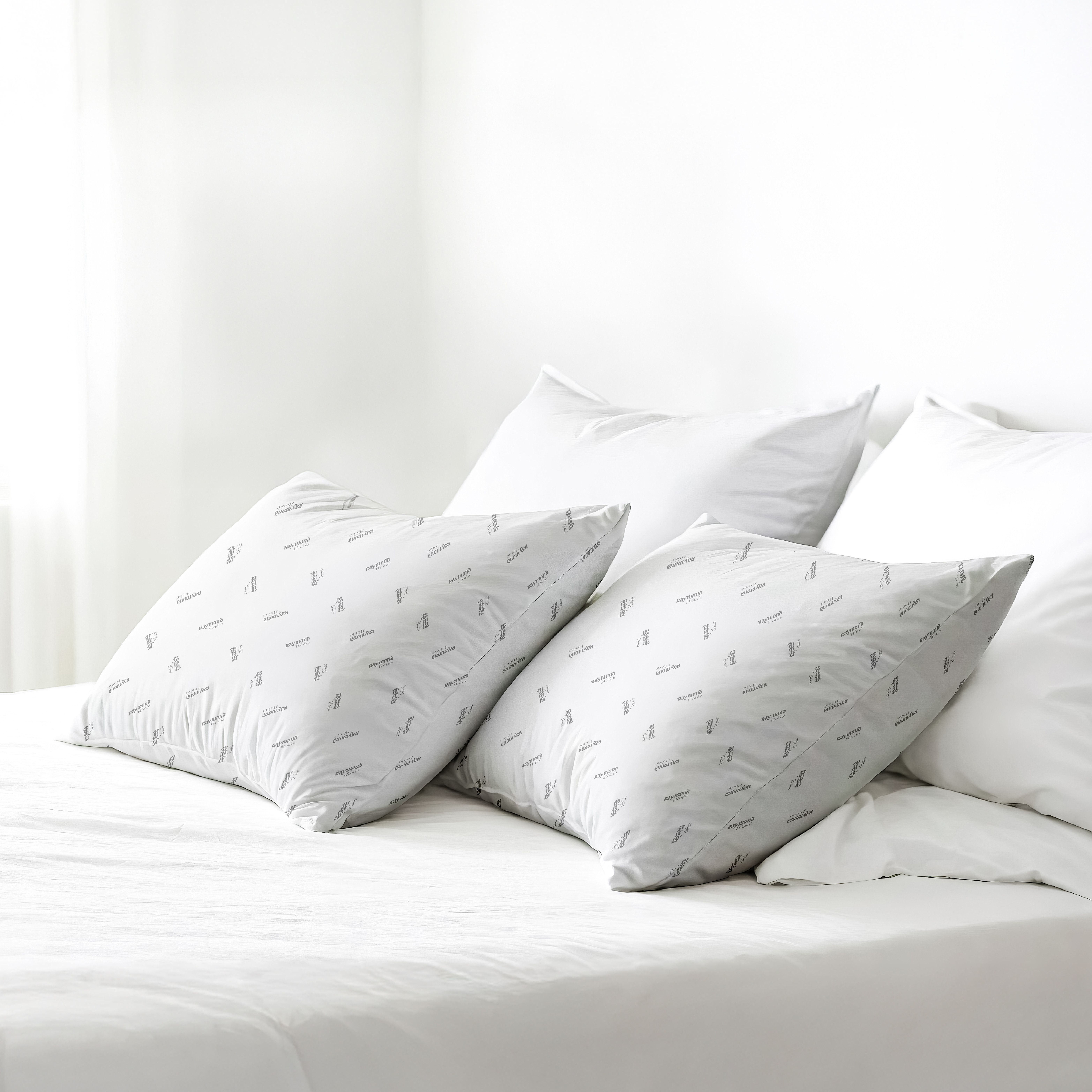 Microfibre Solid Sleeping Pillow Pack of 4