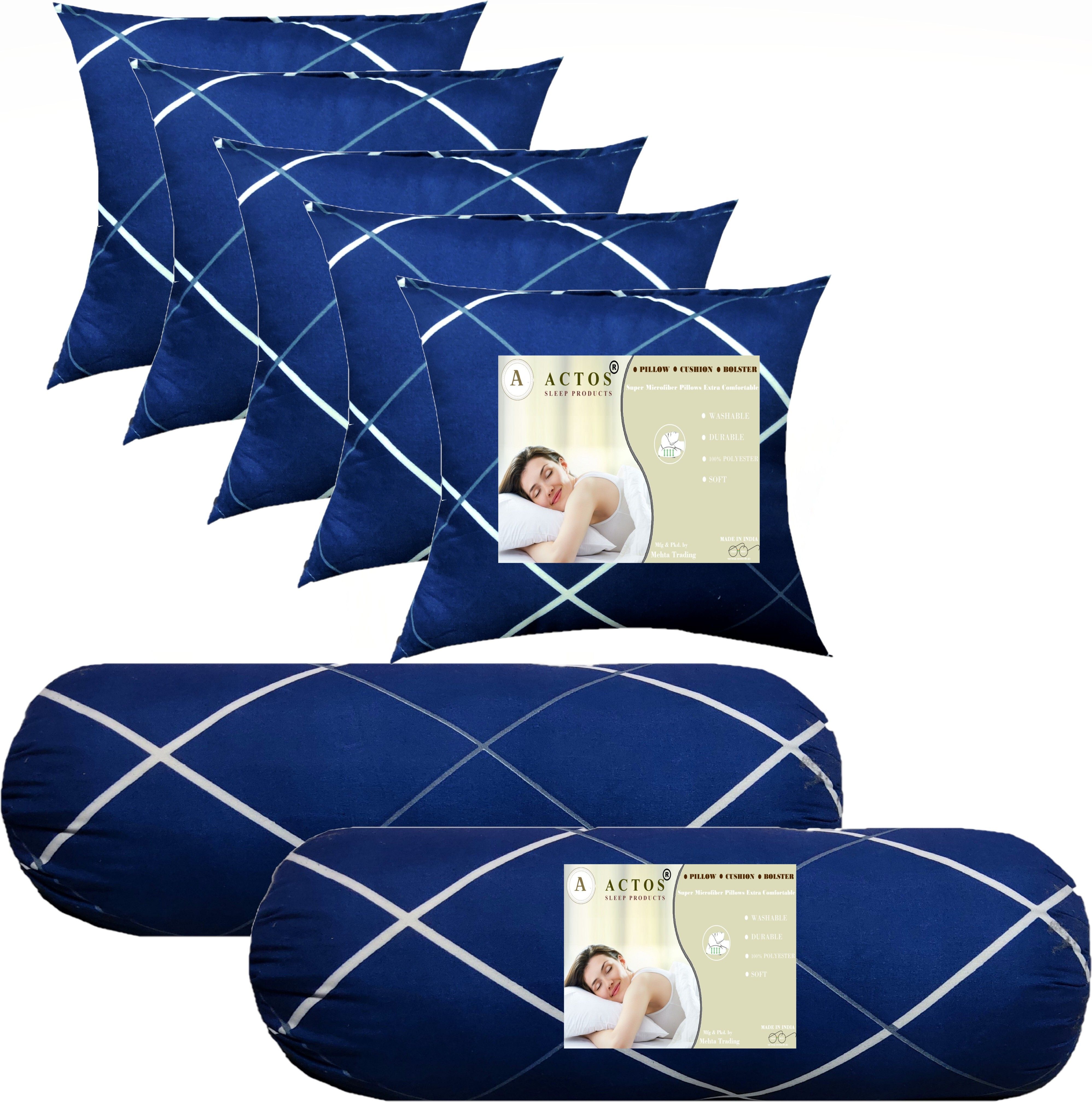 actos Microfibre Geometric Cushion Pack of 7-picture-4