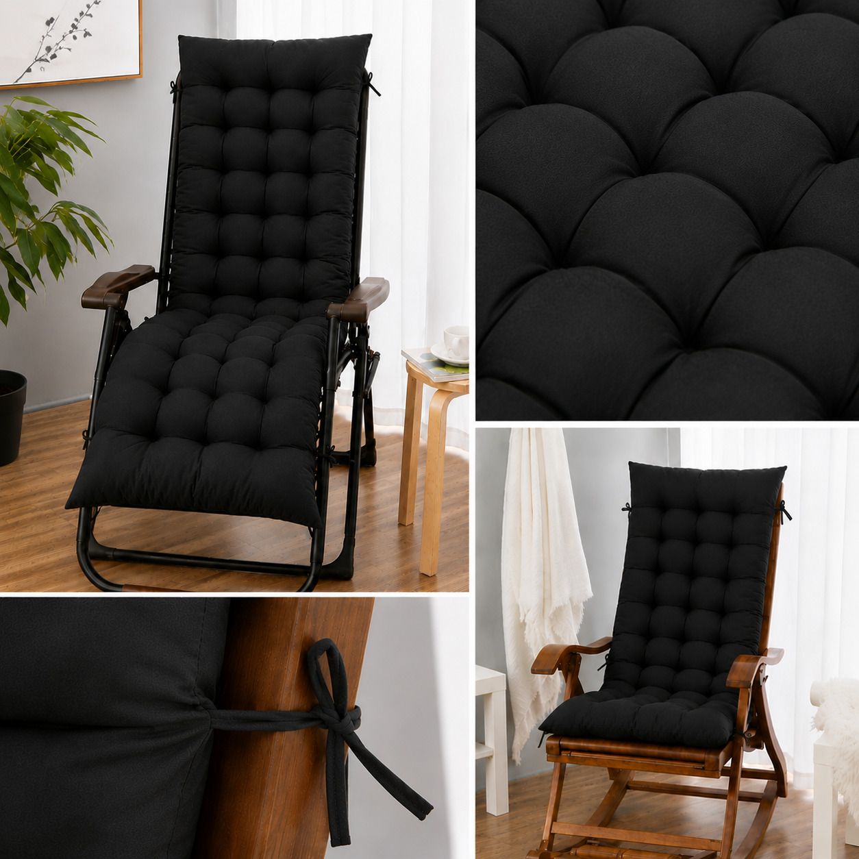 Microfibre Chair Pad Pack of 1 Solid-image-8