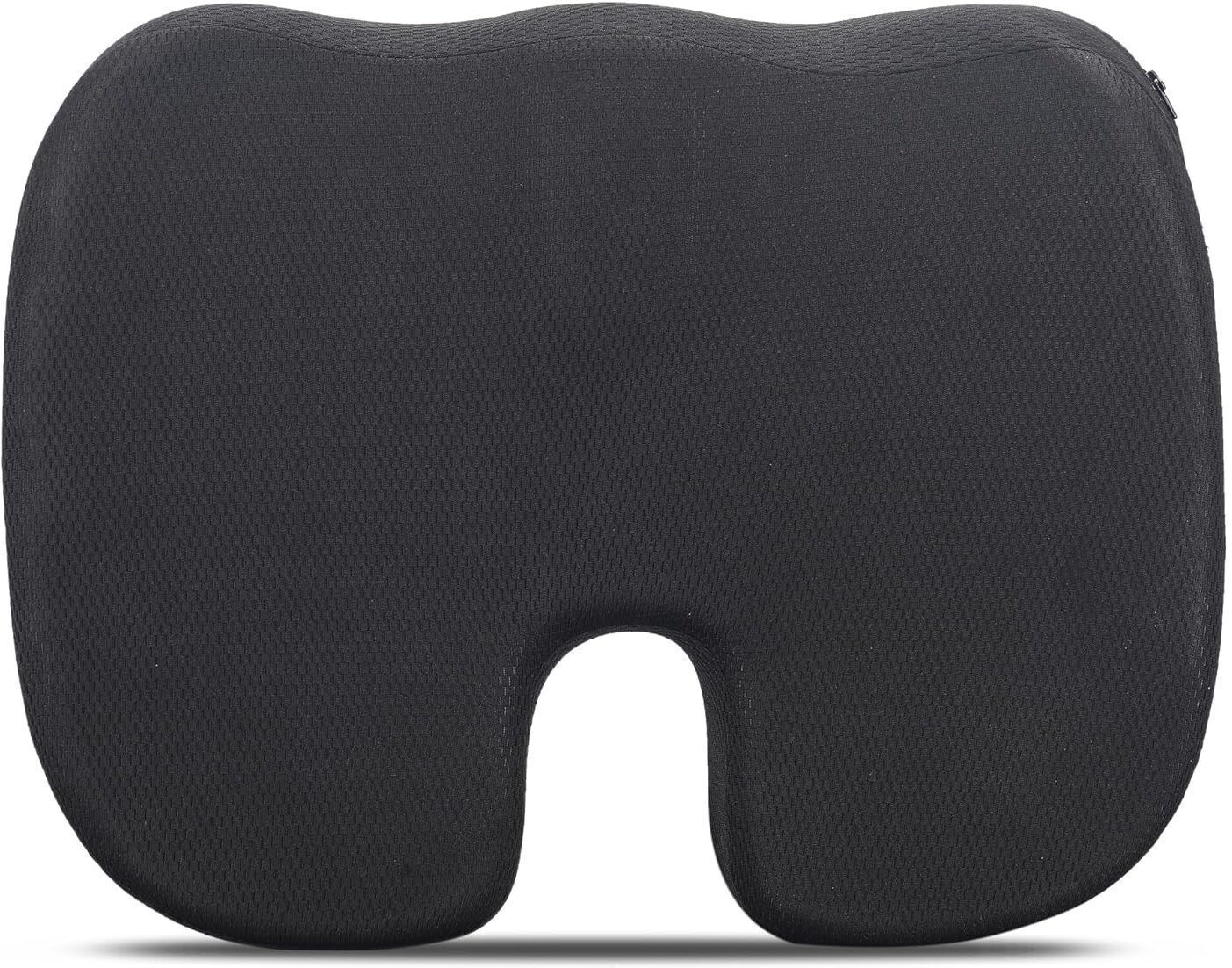 Memory Foam Cushion Pack of 1 Geometric Coccyx Seat Cushion for Pain Back Pain Relief, Chair Cushions for Office/Home