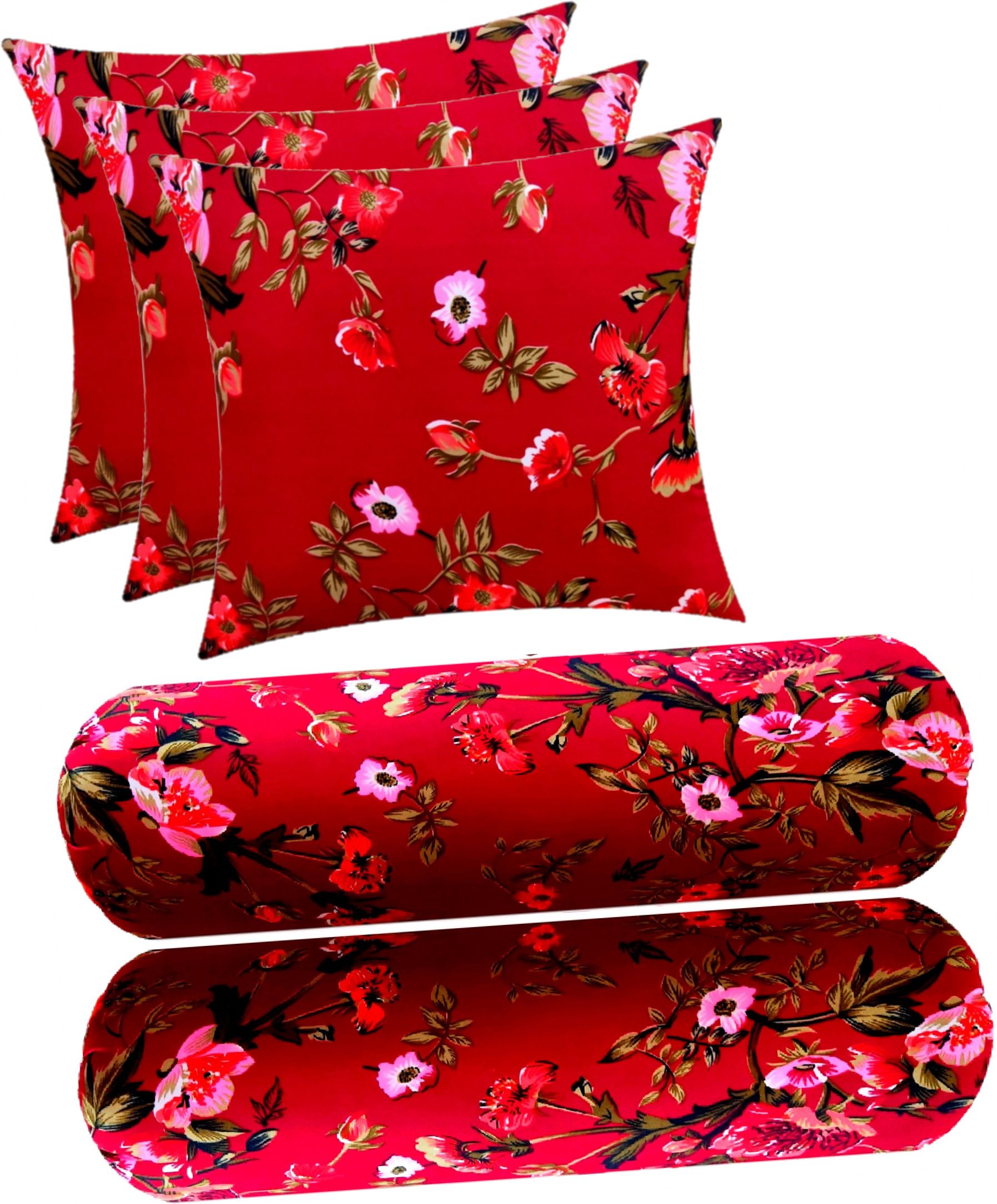 Microfibre Floral Sleeping Pillow Pack of 5