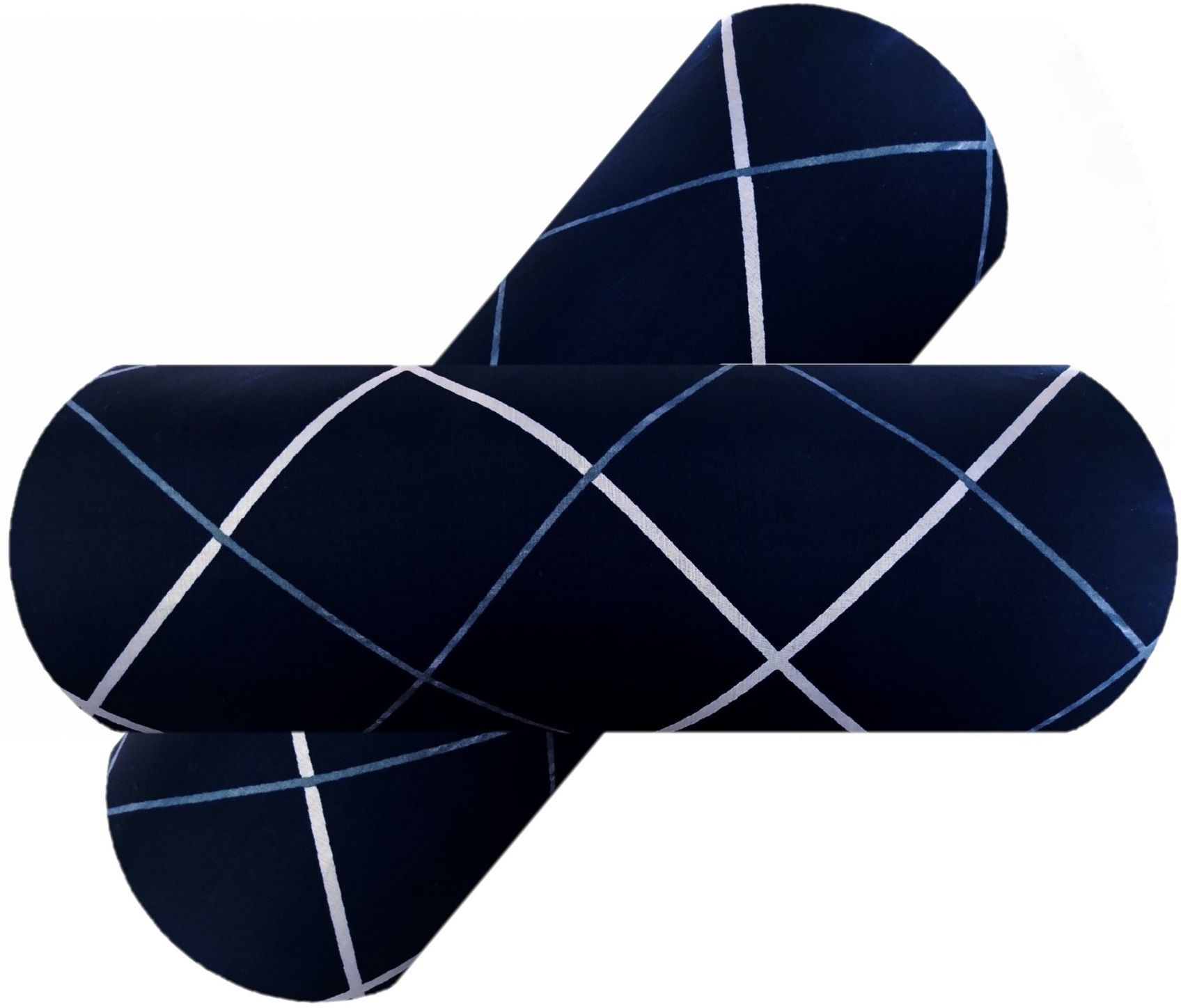 Microfibre Bolster Pack of 2 Geometric 2 Bolster-image-46