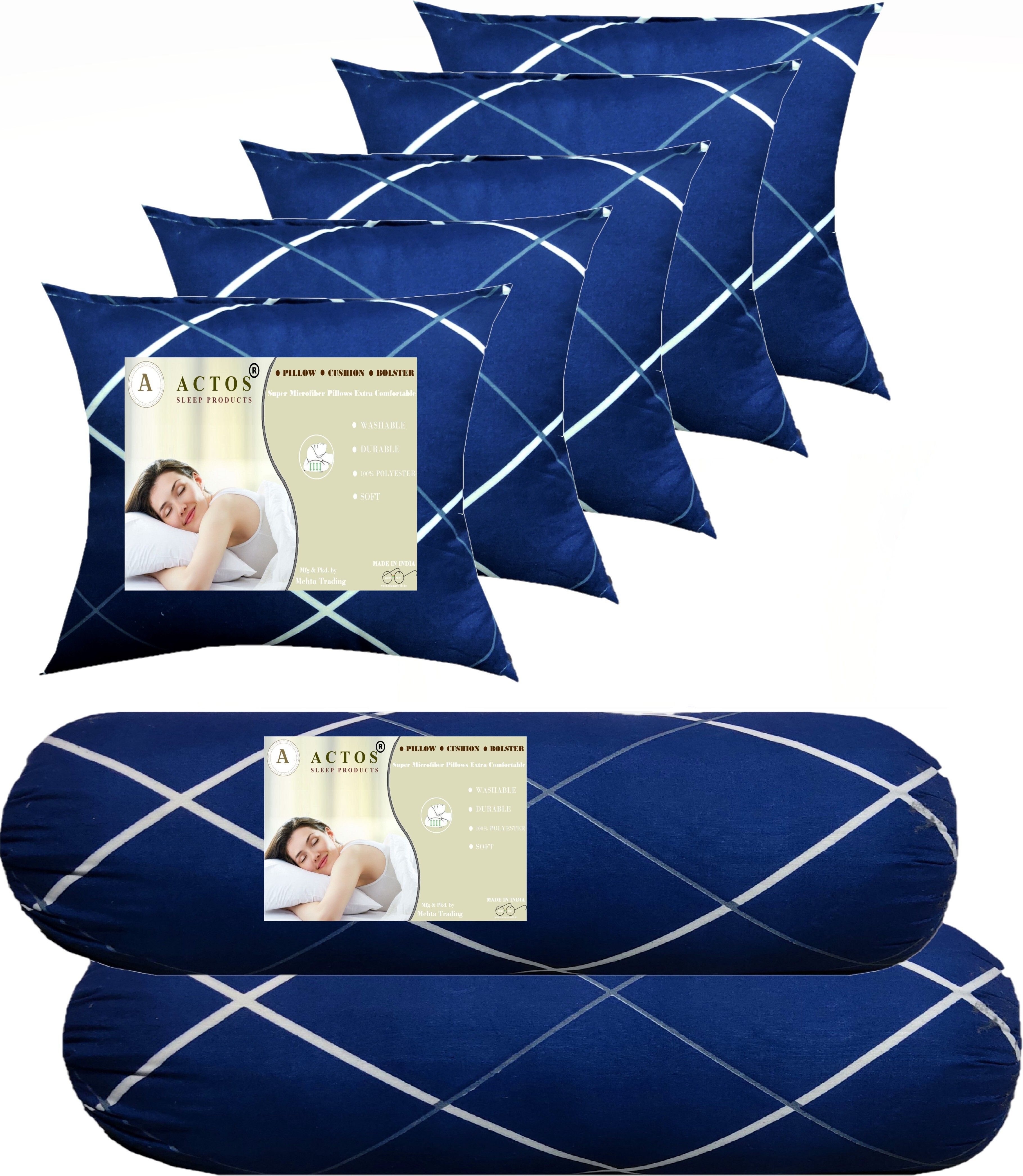 Microfibre Geometric Cushion Pack of 7