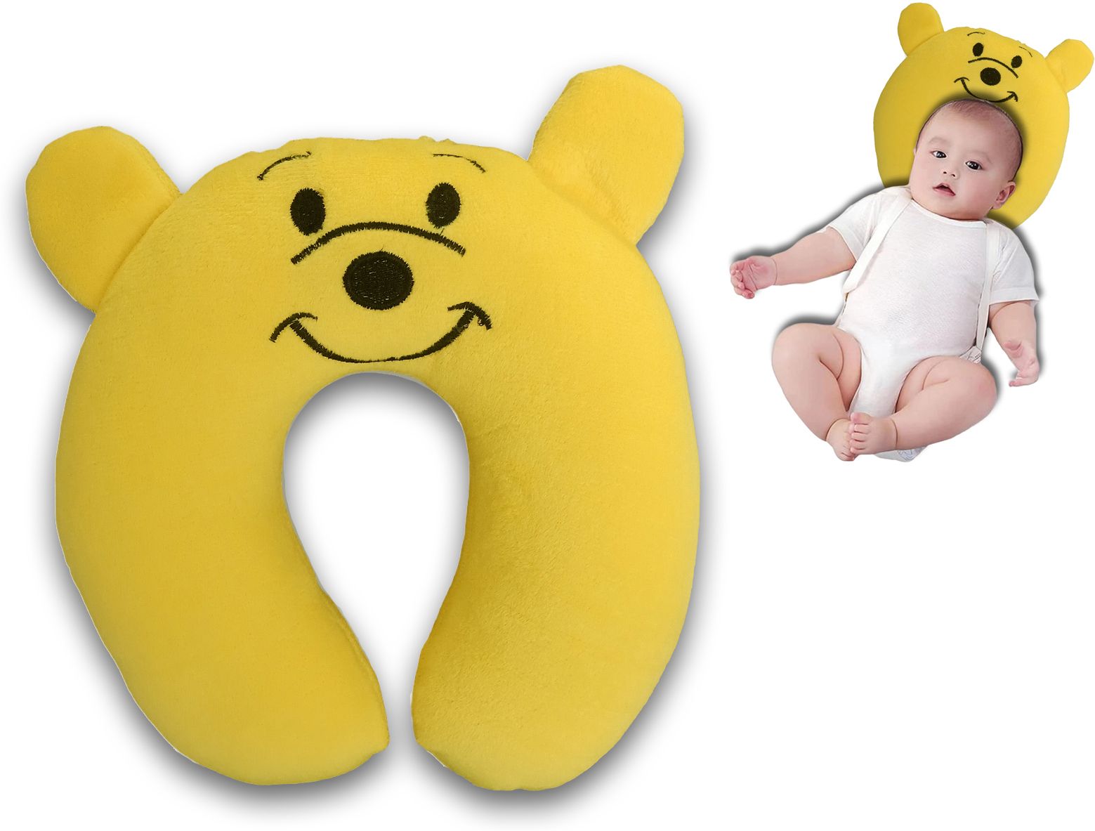 synlark Cotton Smiley Baby Pillow Pack of 1-picture-35
