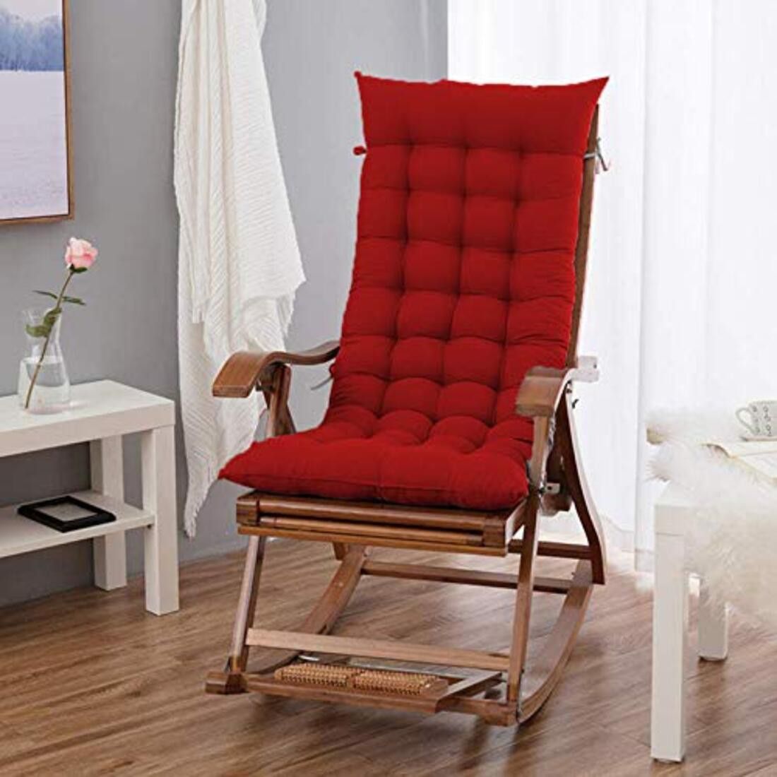 Cotton Solid Chair Pad Pack of 1-image-17