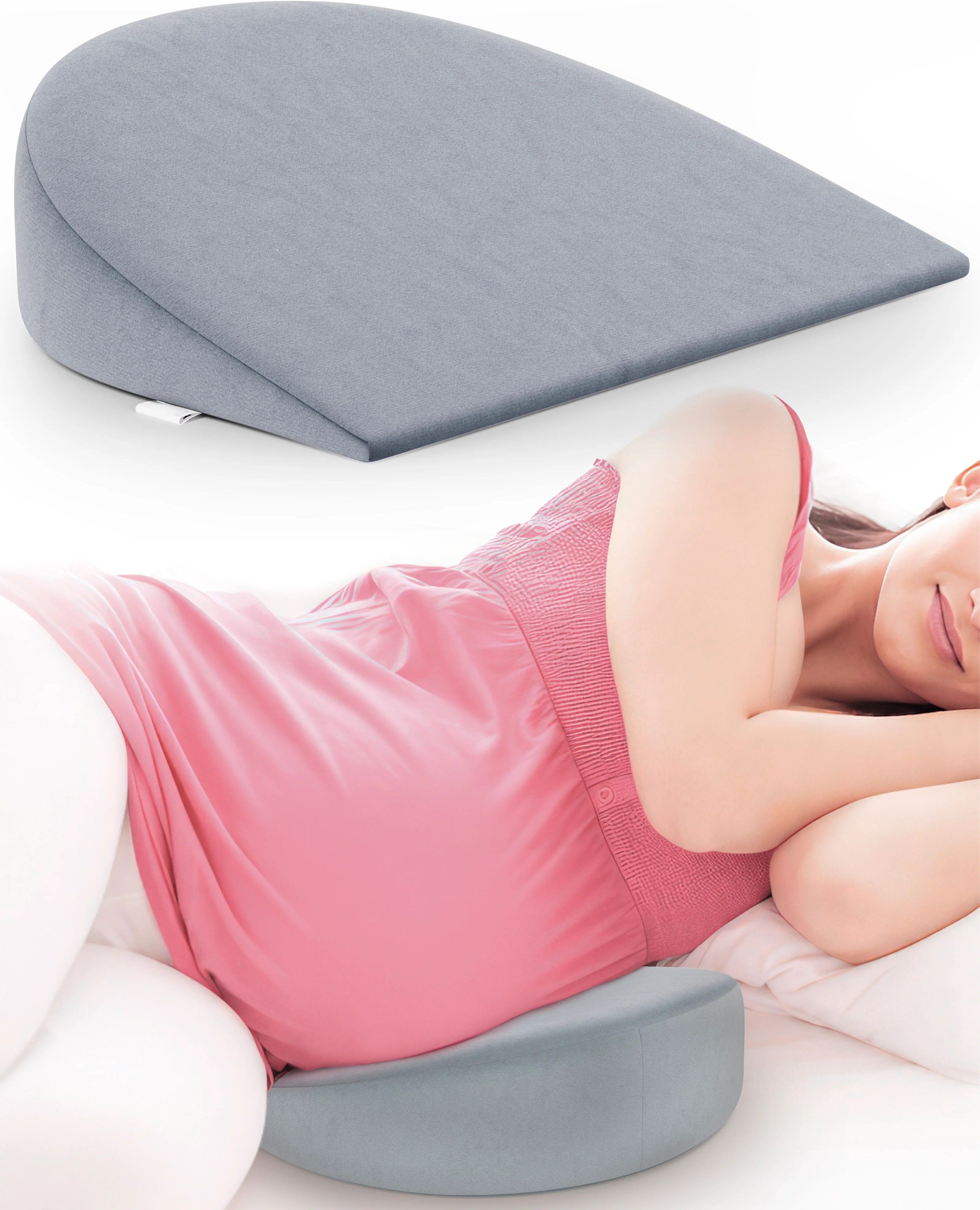 flexove Foam, Memory Foam Pregnancy Pillow Pack of 1 Solid-picture-3