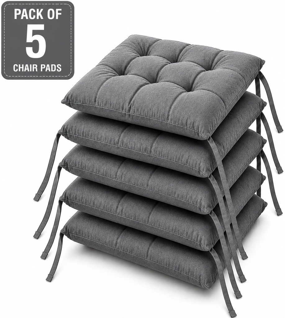 Microfibre Chair Pad Pack of 5 Solid-image-28