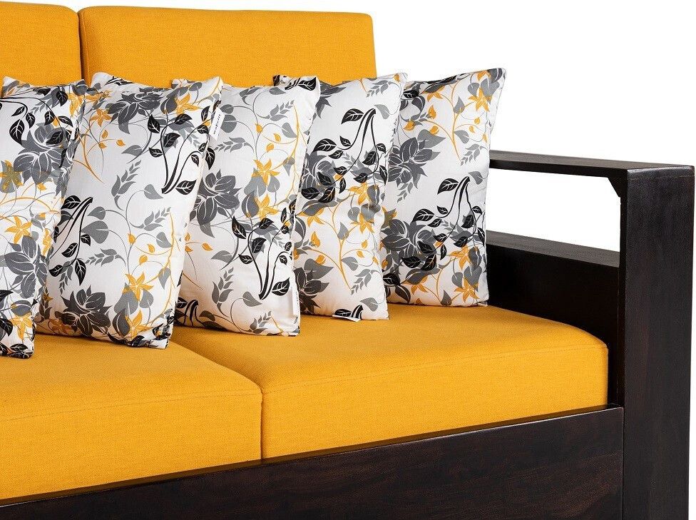wakefit 16"x16" Microfibre Floral Cushion Pack of 5-picture-28