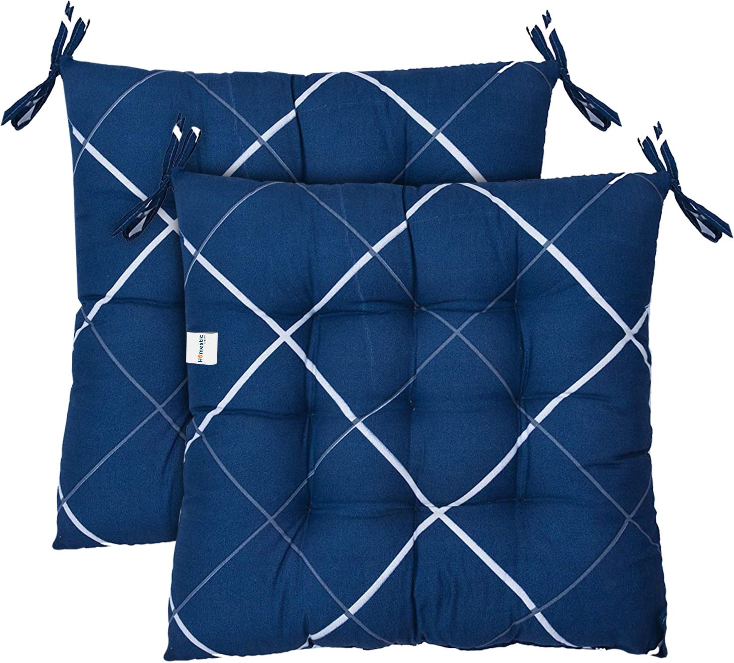 homestic by Kuber Industries Microfibre Chair Pad Pack of 2 Solid-picture-13