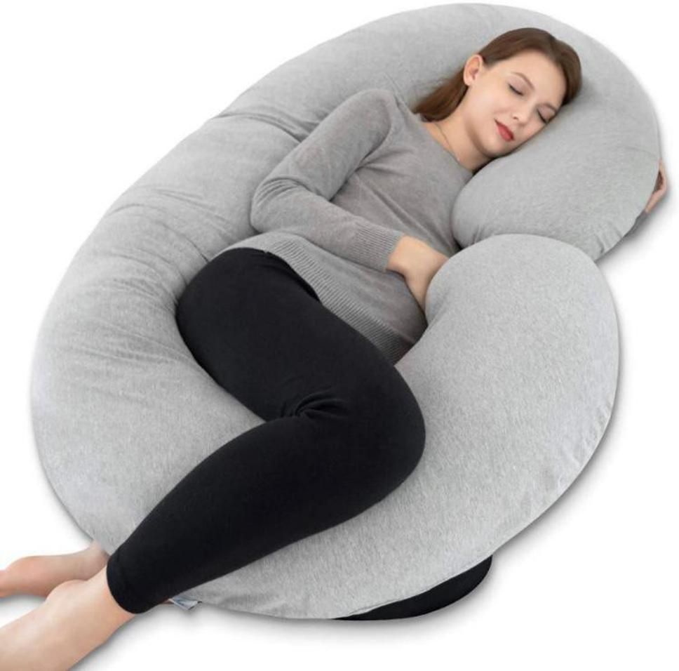 pregnancy pillow Microfibre Solid Pregnancy Pillow Pack of 1-image-20
