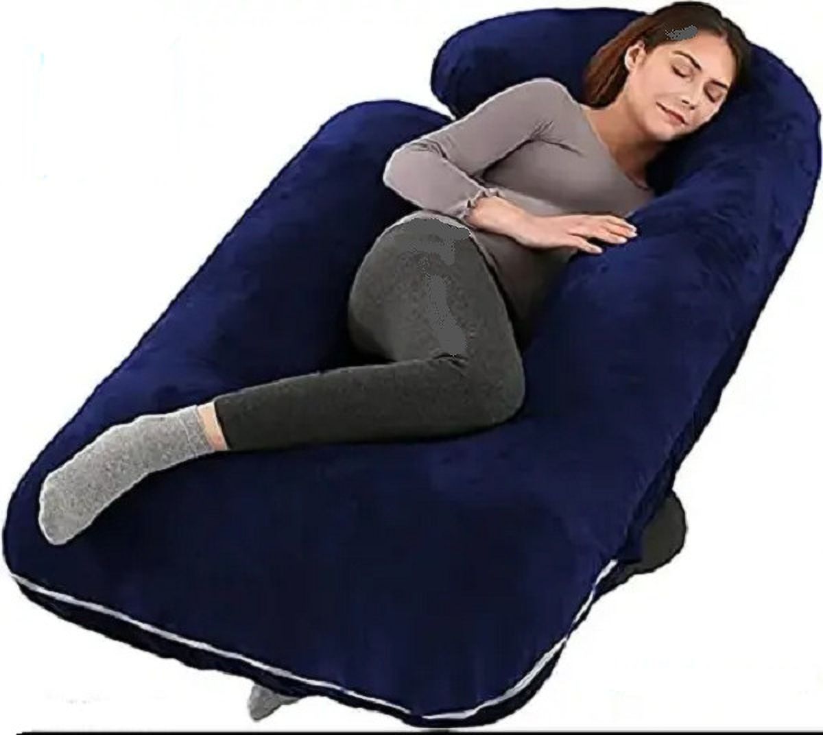 shanvi j Microfibre Solid Pregnancy Pillow Pack of 1-picture-49