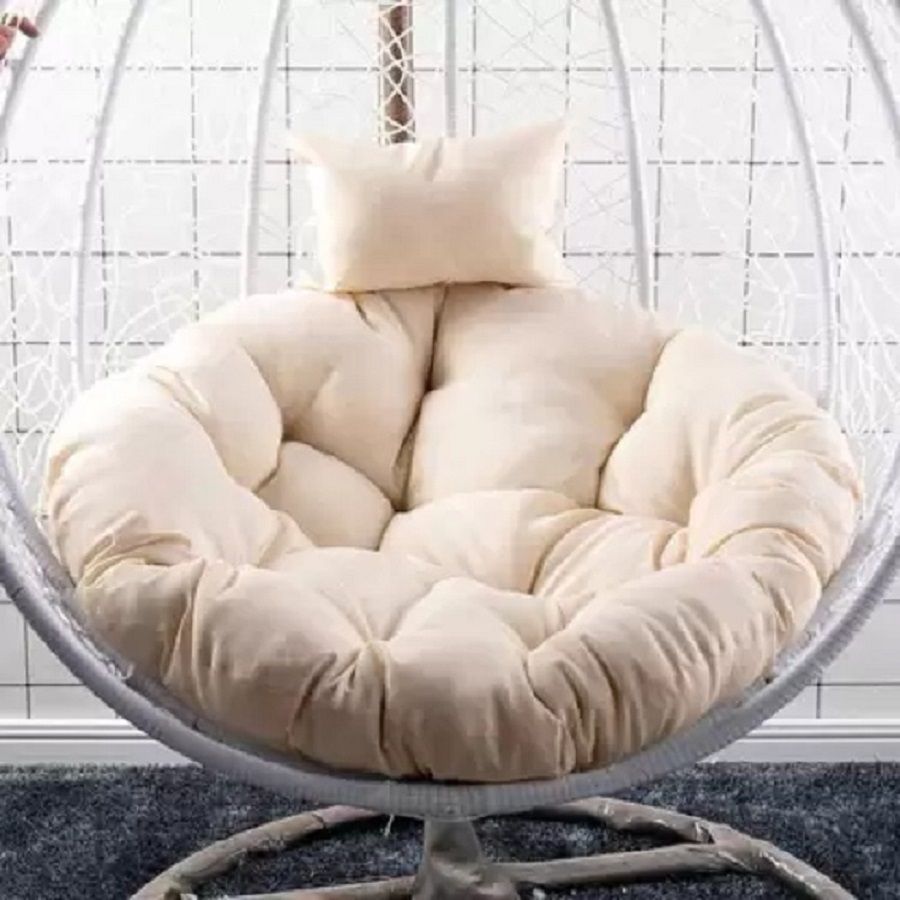 Cotton Cushion Pack of 1 Solid Swing Chair Cushion Soft Cotton Comfortable Outdoor & Indoor Swing Cushion-image-46