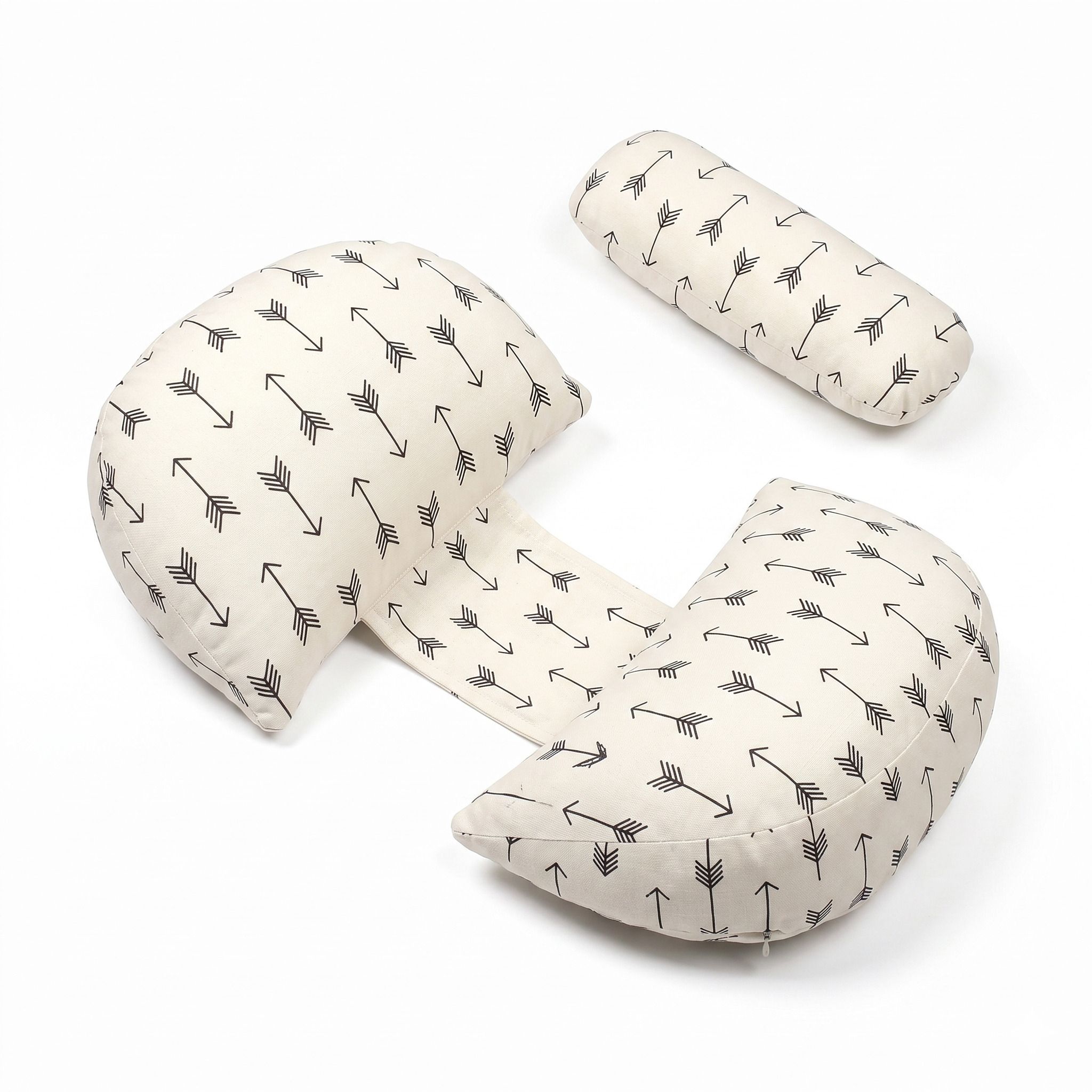 Polyester Fibre Pregnancy Pillow Pack of 1 Printed-image-25