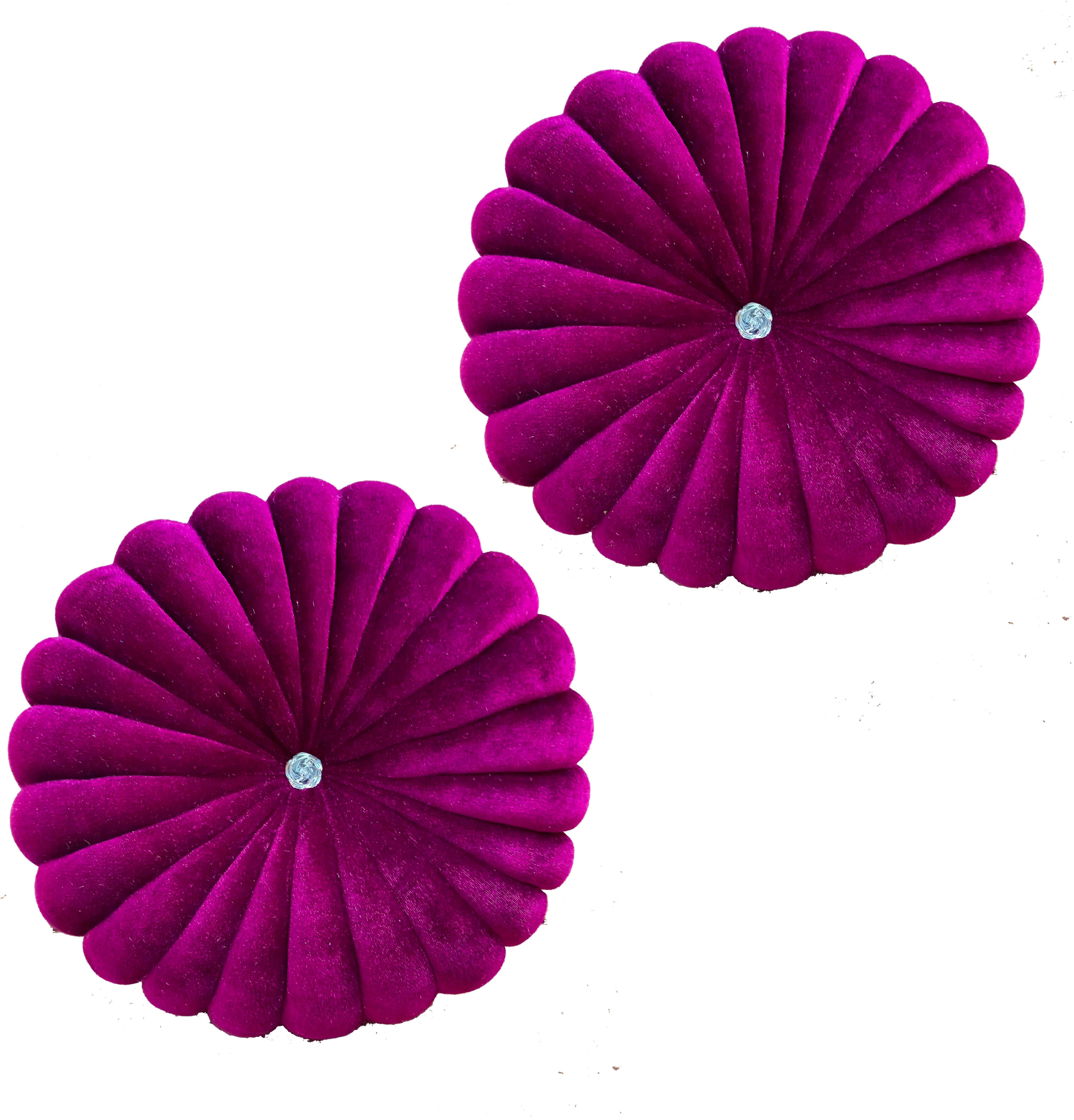shri ganesh handloom Polyester Fibre Solid Cushion Pack of 2-picture-13