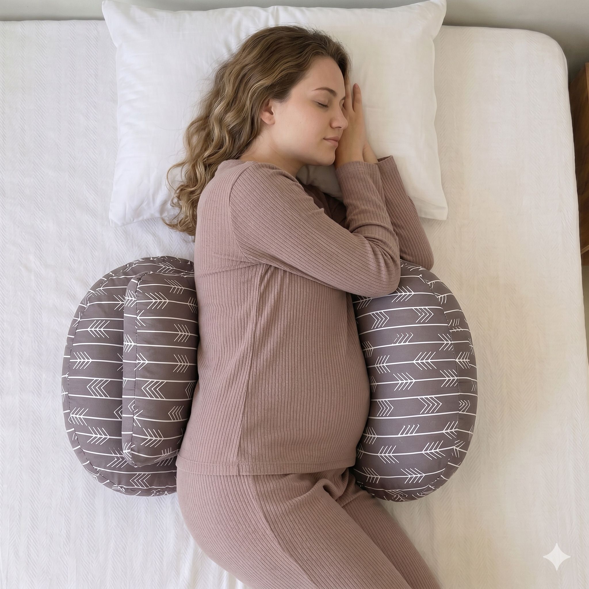 toysilo Polyester Fibre Pregnancy Pillow Pack of 1 Printed-picture-13