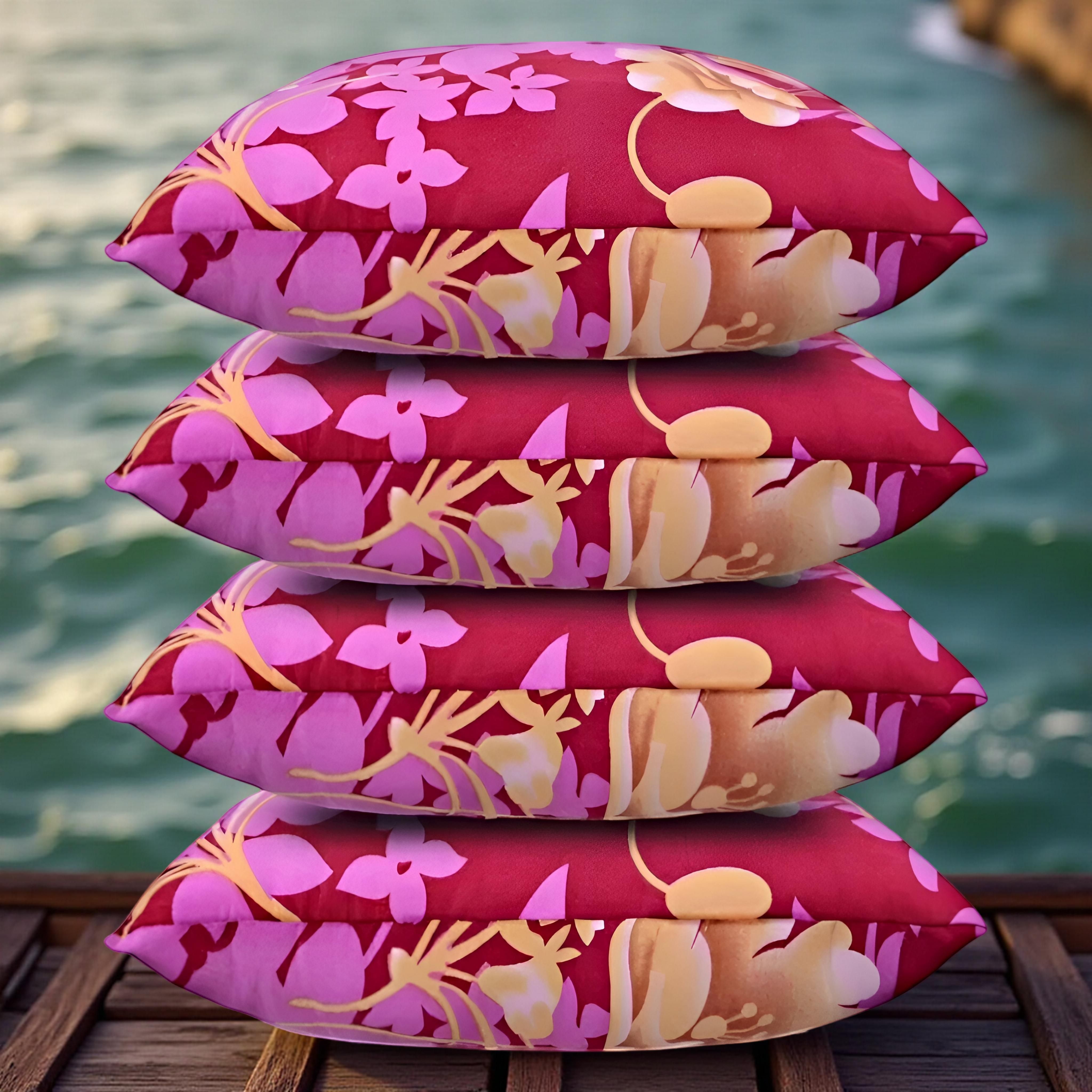ciezar Microfibre Sleeping Pillow Pack of 4 Solid-picture-19