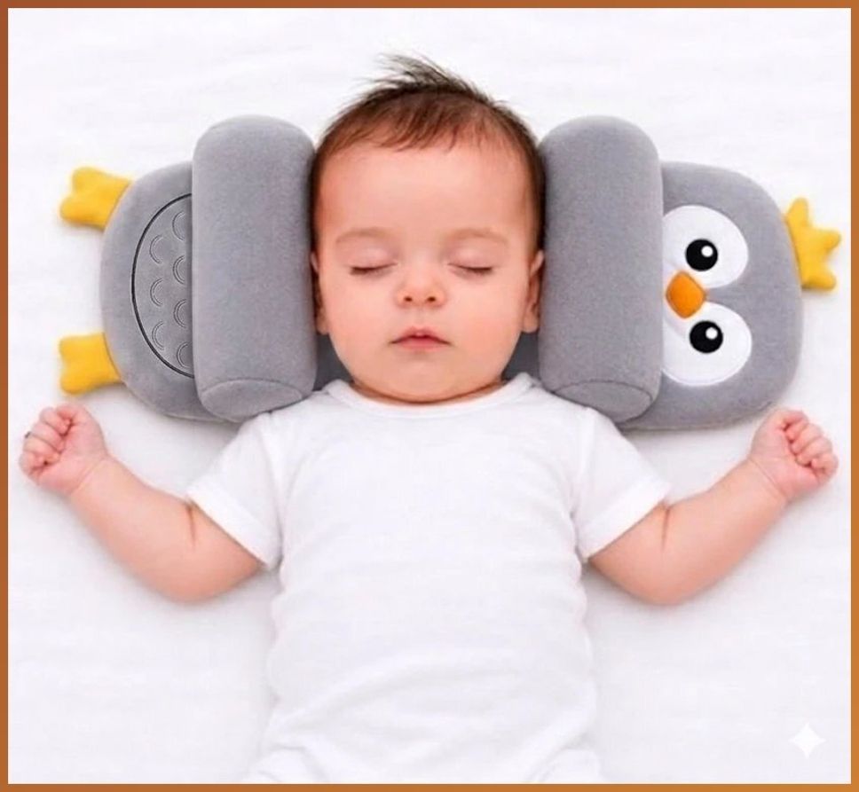 Microfibre Baby Pillow Pack of 1 Animals Cozy Fit Comfort Series-image-27