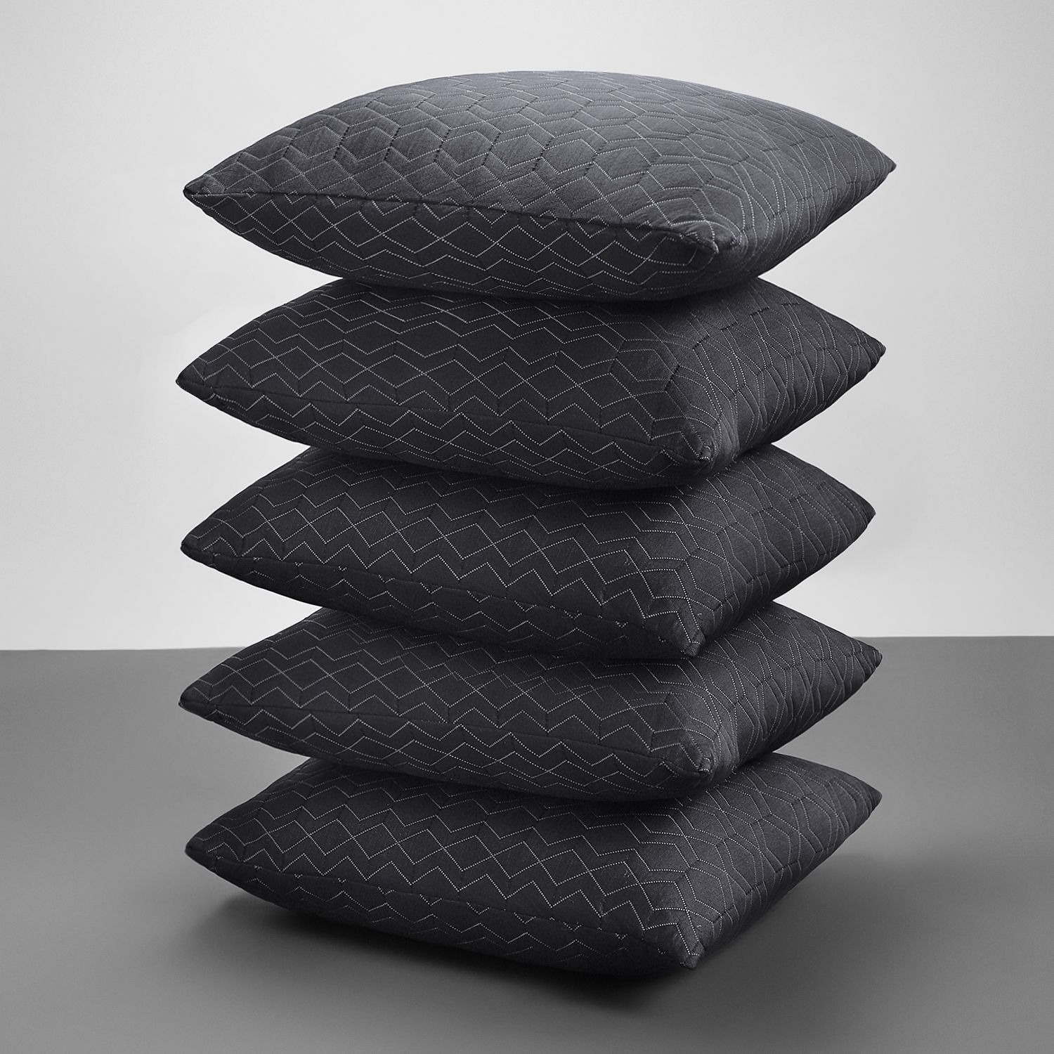 LUXURY Microfibre Geometric Cushion Pack of 5