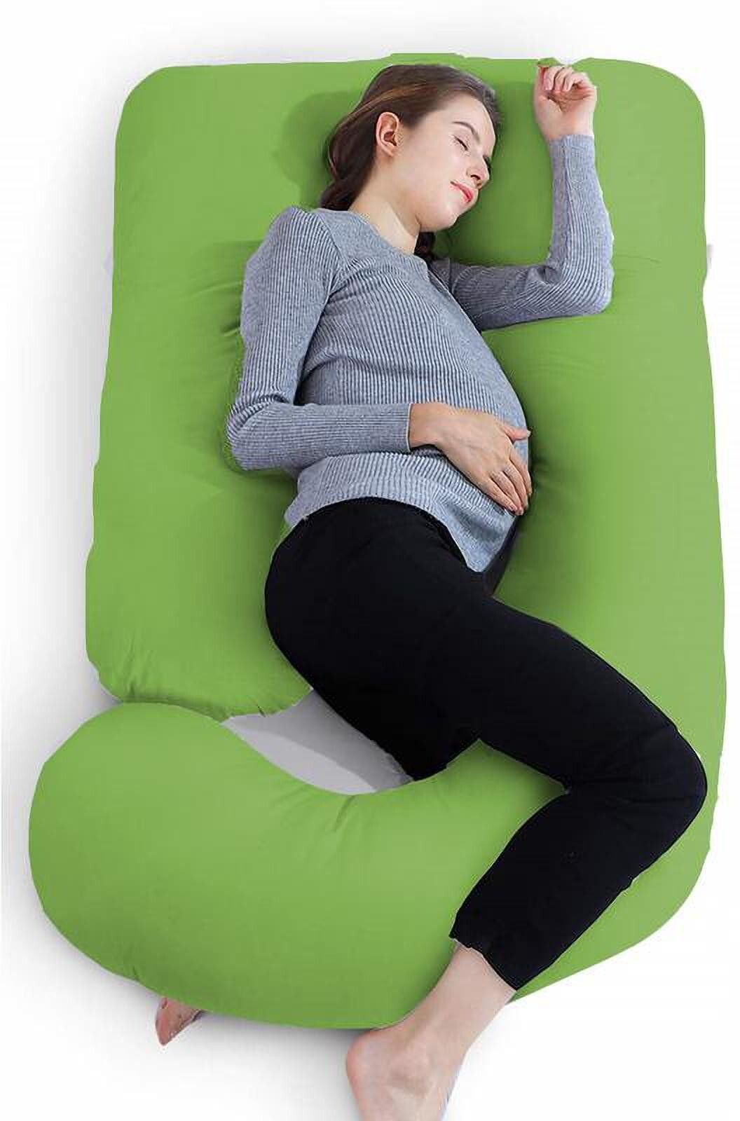mom's moon Upgrade Model Of Pregnancy Pillow Microfibre Solid Pregnancy Pillow Pack of 1-picture-18
