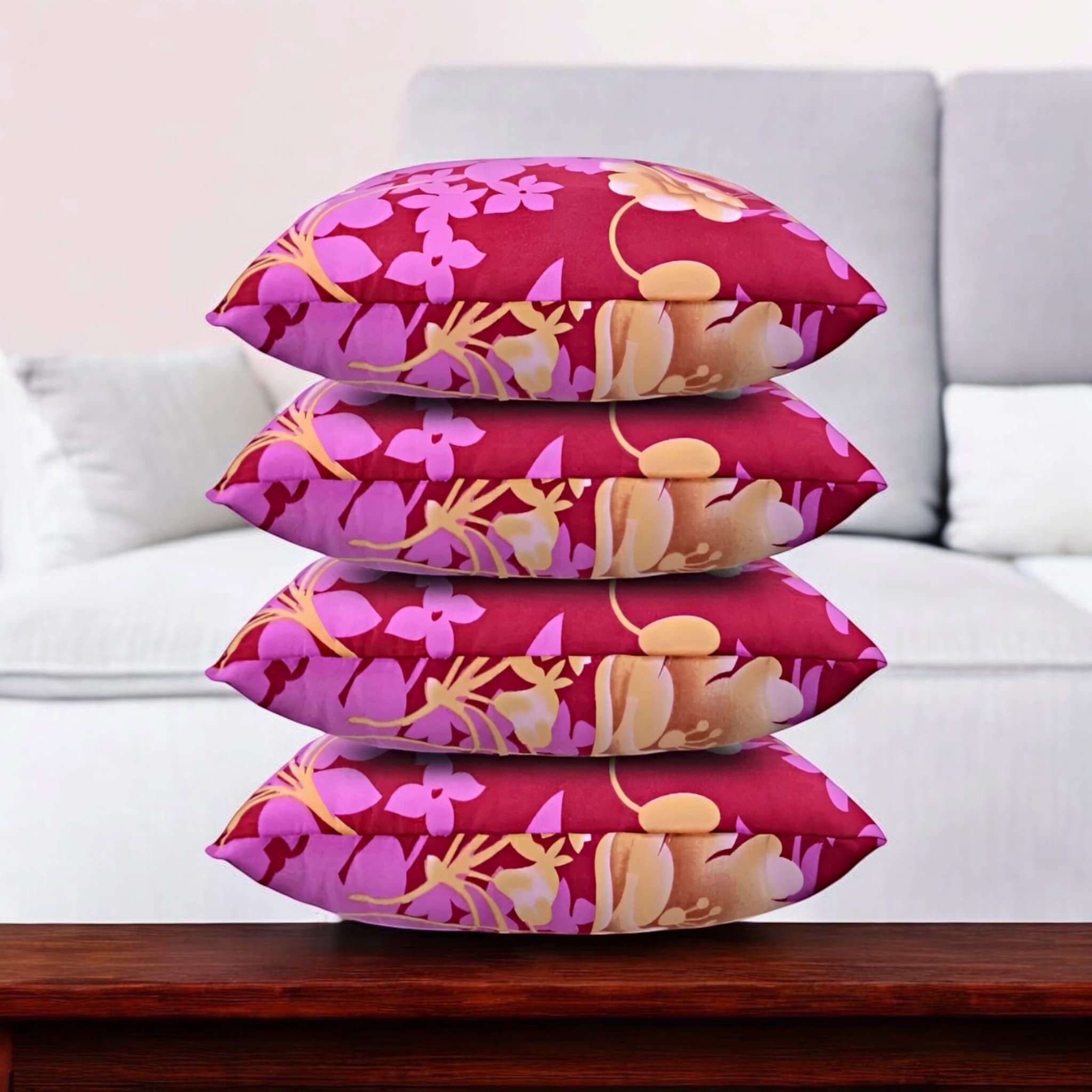 Luxury Microfibre Solid Sleeping Pillow Pack of 4-image-18