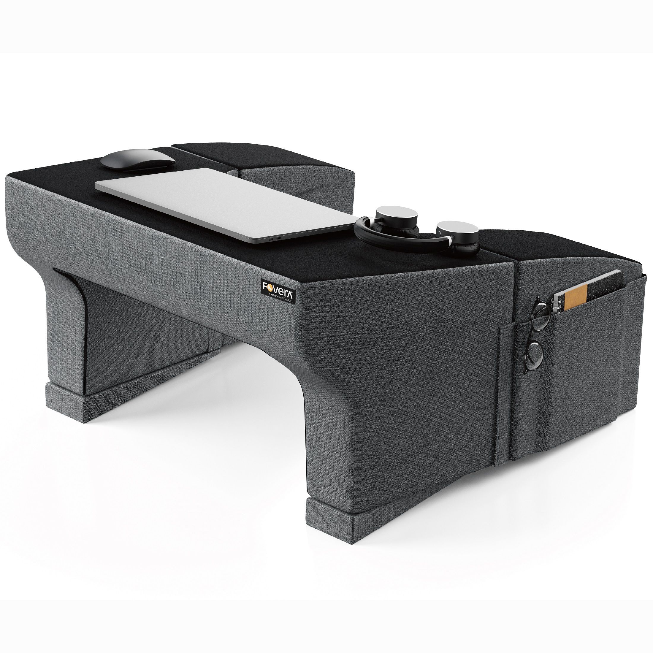 Foam Cushion Pack of 1 Solid Height Adjustable Lap Desk Pillow for Working, Reading, Gaming, High Resilience