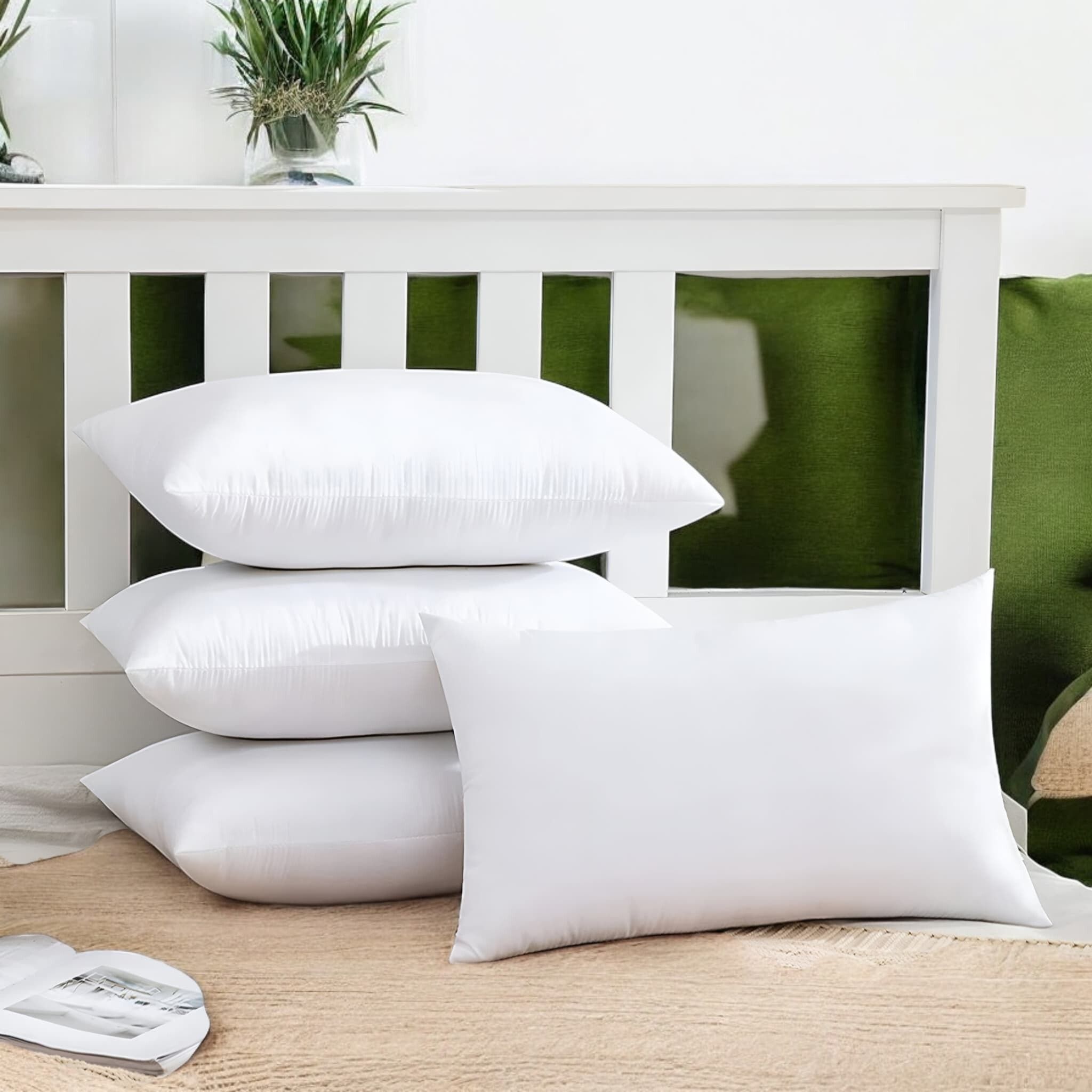 Memory Foam Sleeping Pillow Pack of 4 Solid-image-5