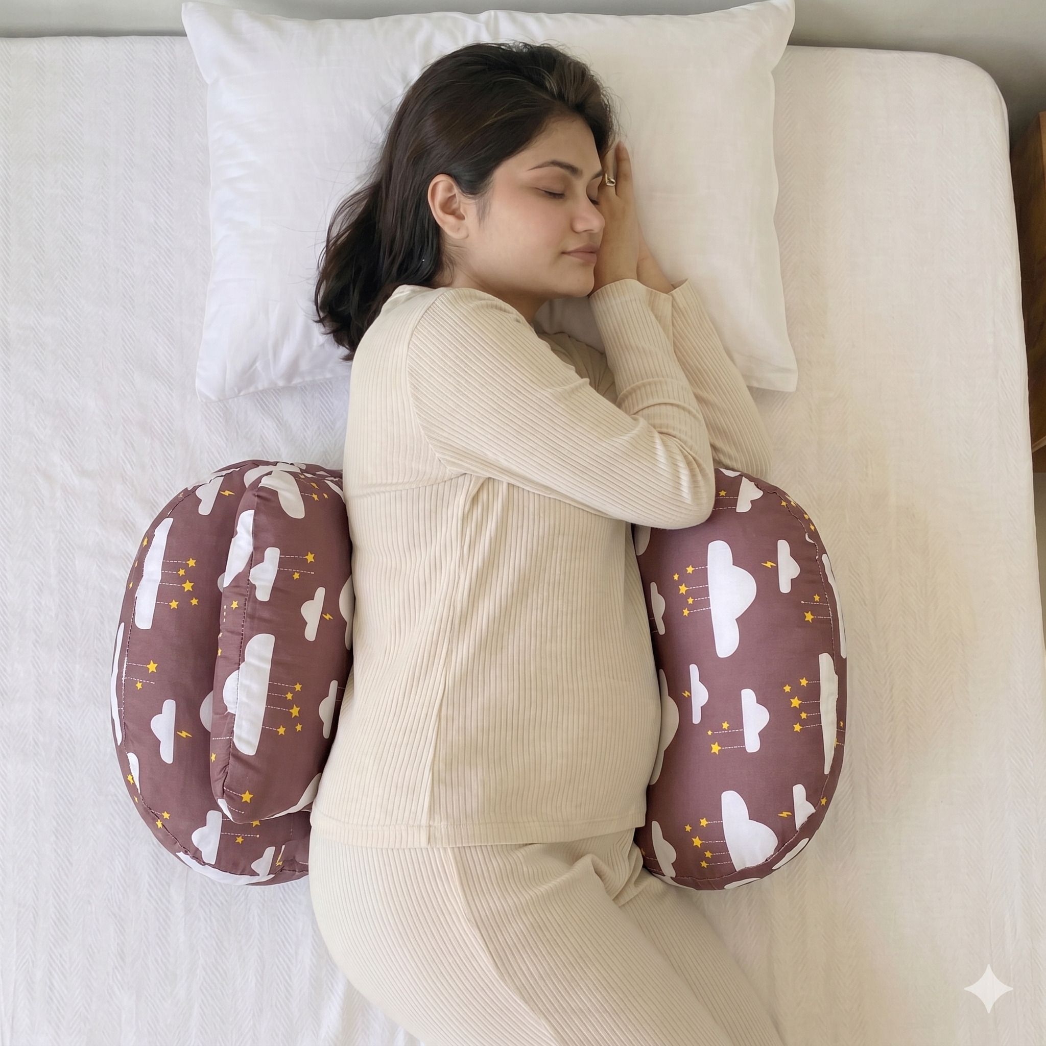toysilo Polyester Fibre Pregnancy Pillow Pack of 1 Printed-picture-10