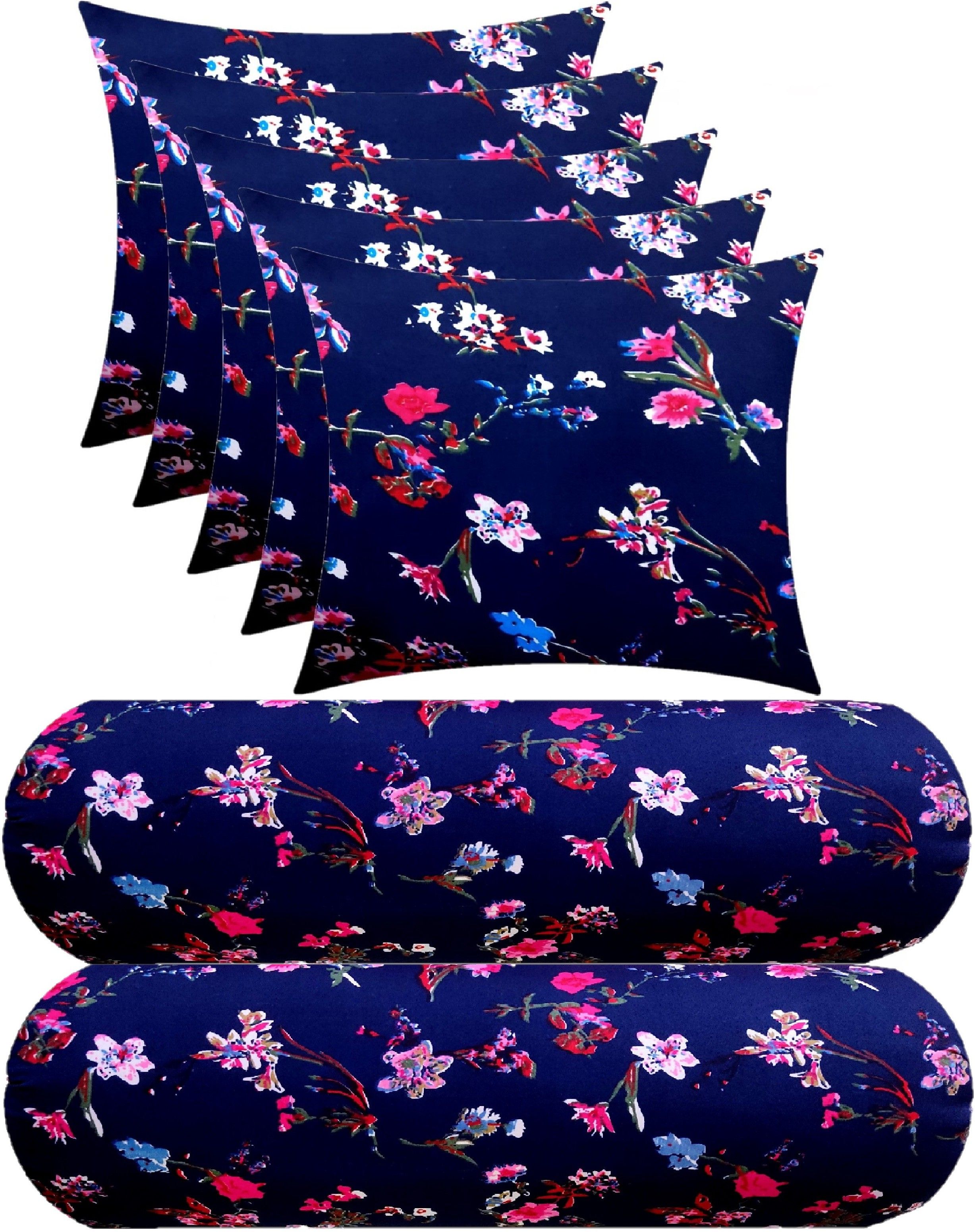 Microfibre Bolster Pack of 7 Floral-image-30