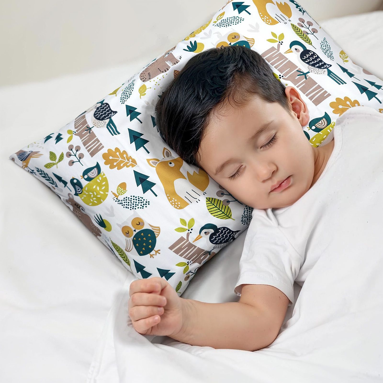 Kids pillow Cotton Solid Baby Pillow Pack of 1-image-11