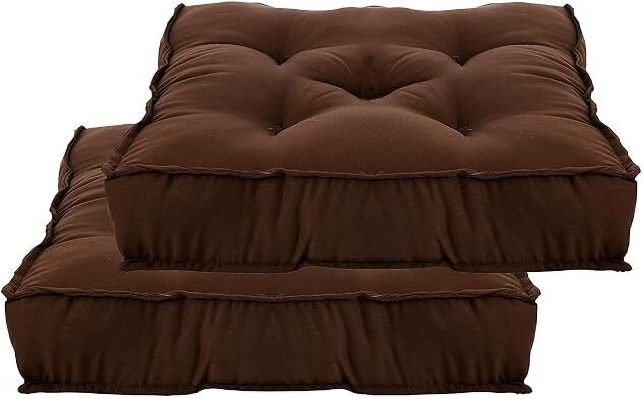 Microfibre Solid Chair Pad Pack of 2