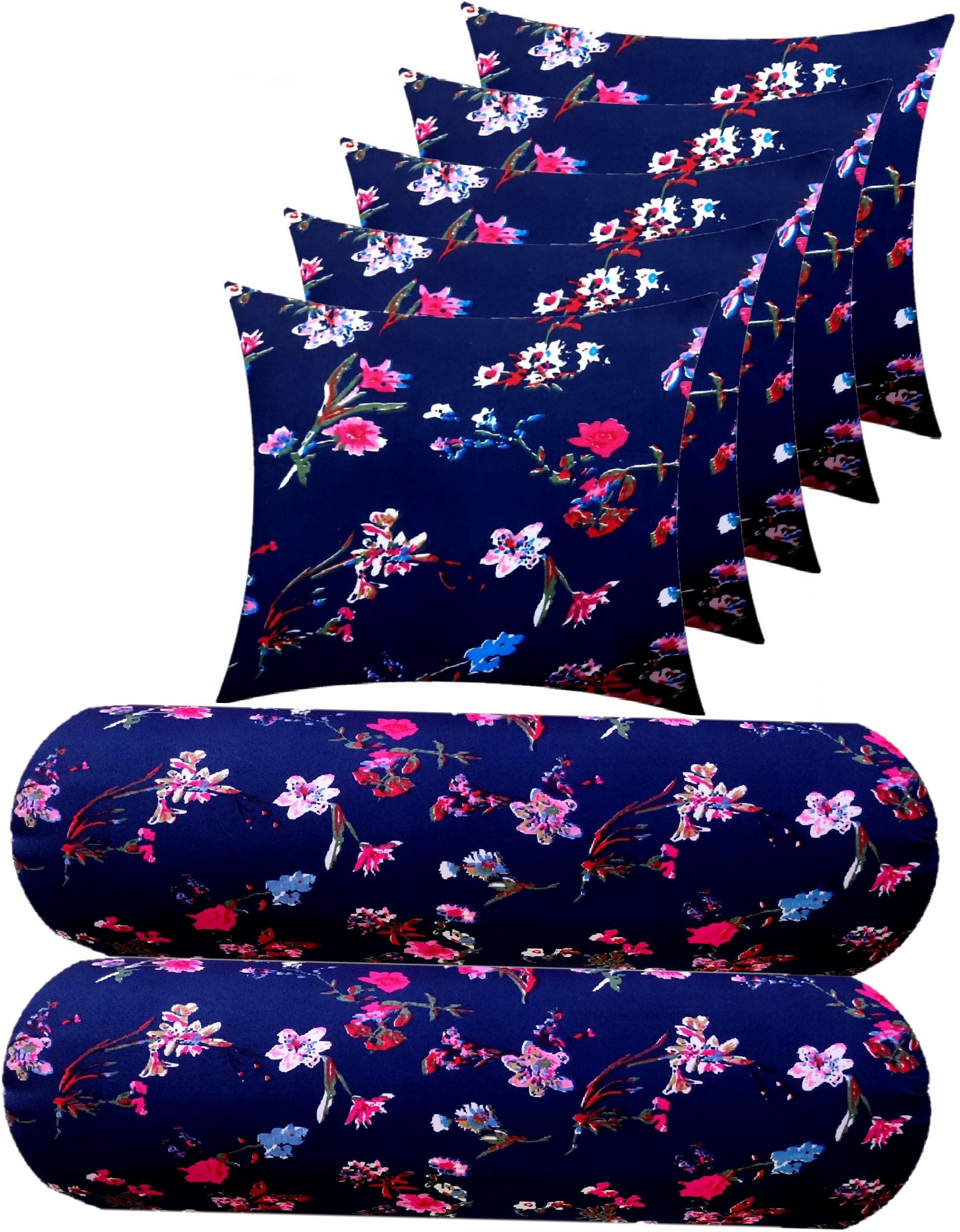 Microfibre Floral Bolster Pack of 7-image-16