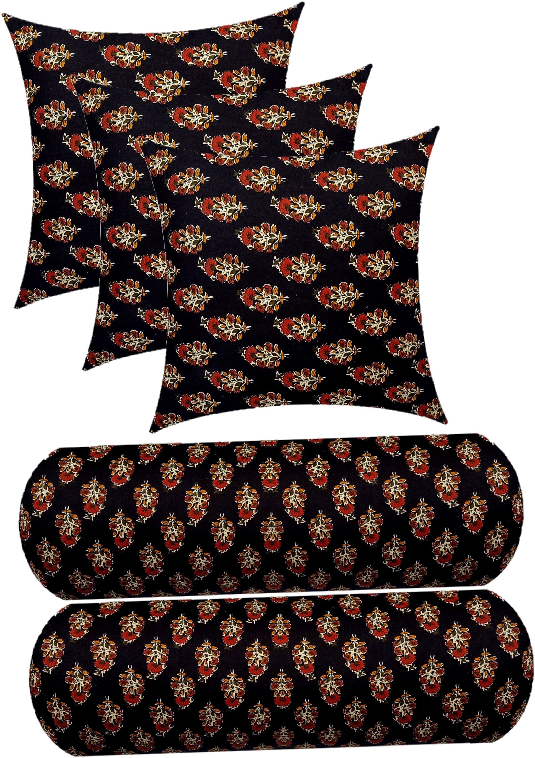 changers Microfibre Floral Bolster Pack of 5-picture-26
