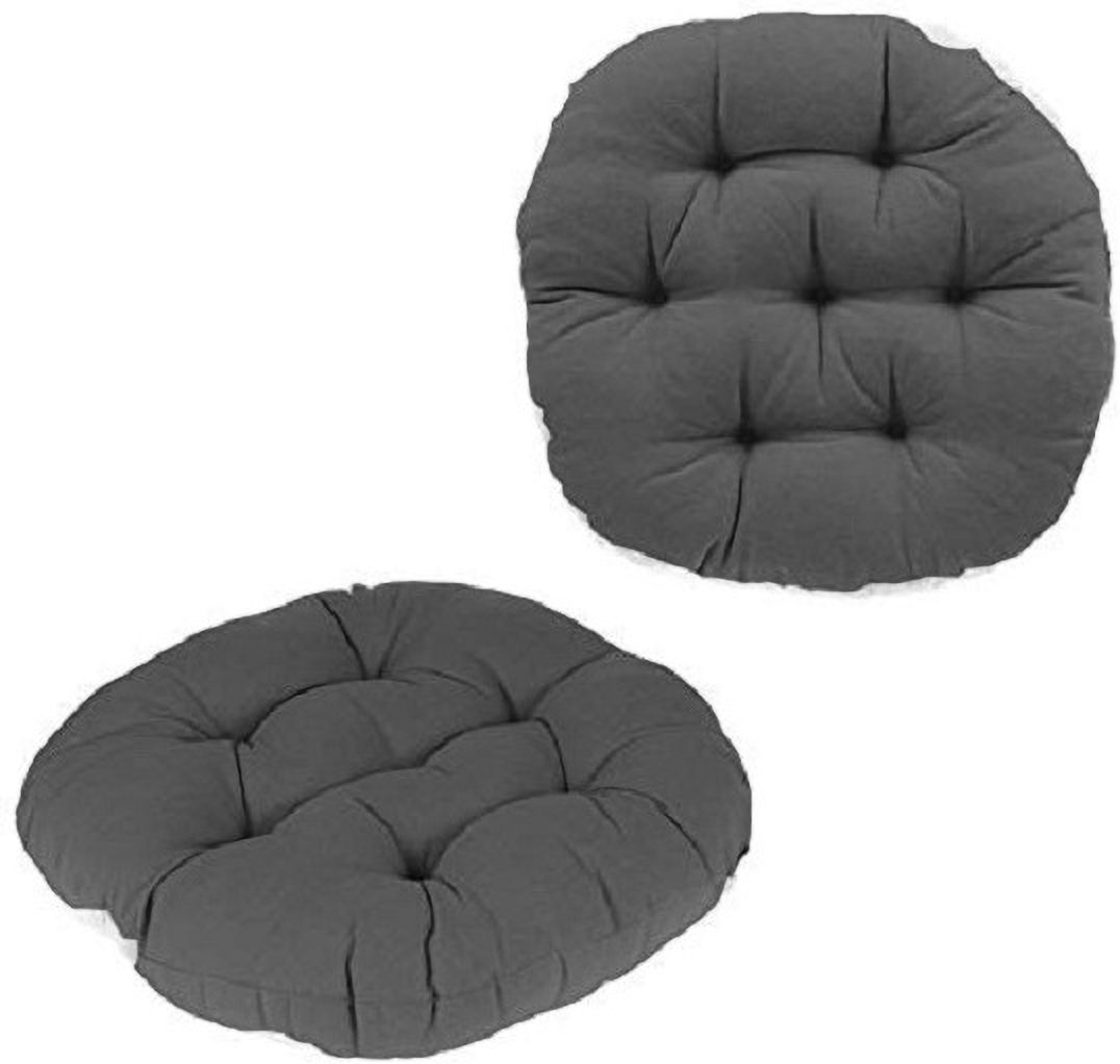 fajal cottan udhyog Cotton Chair Pad Pack of 2 Solid Antique Round Chair Cushion Round Chairpad-picture-23