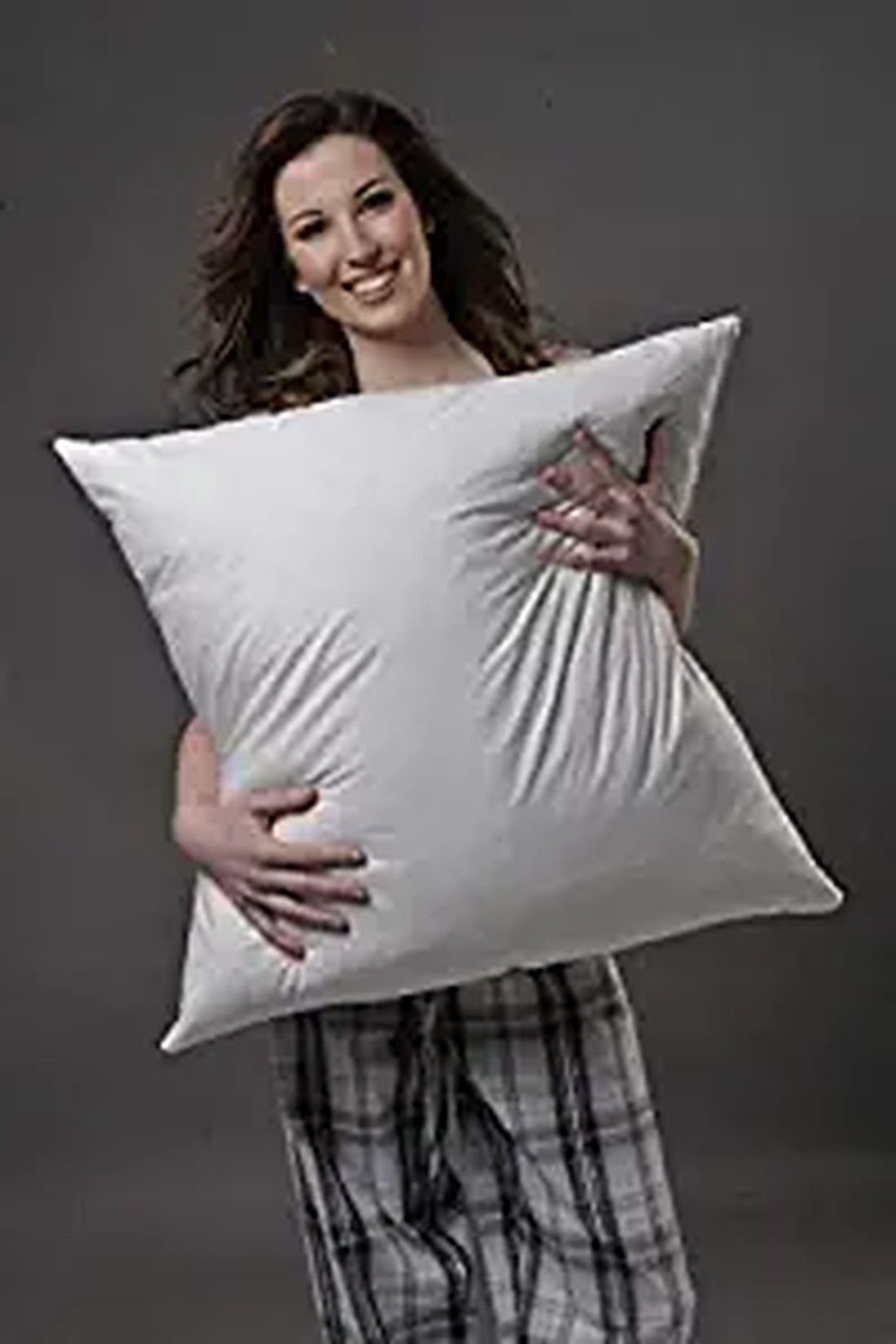 Polyester Fibre Solid Cushion Pack of 2