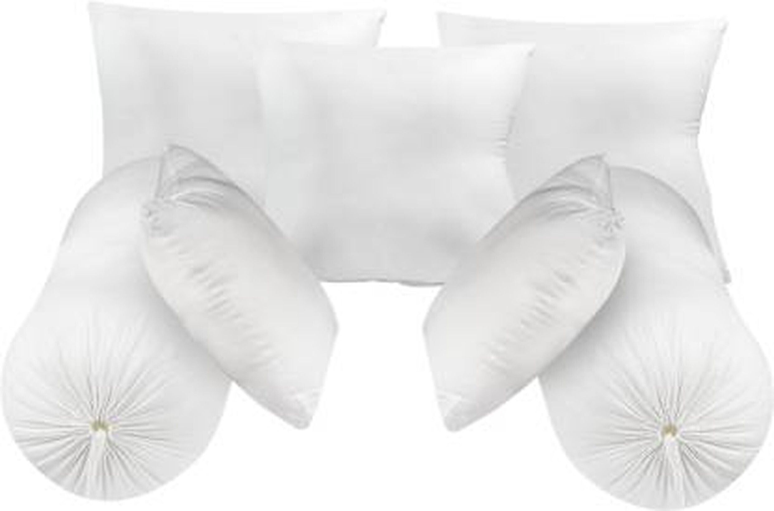 Combo Set Of 5 Premium Cushions & 2 Luxurious Microfibre Solid Bolster Pack of 7-image-35