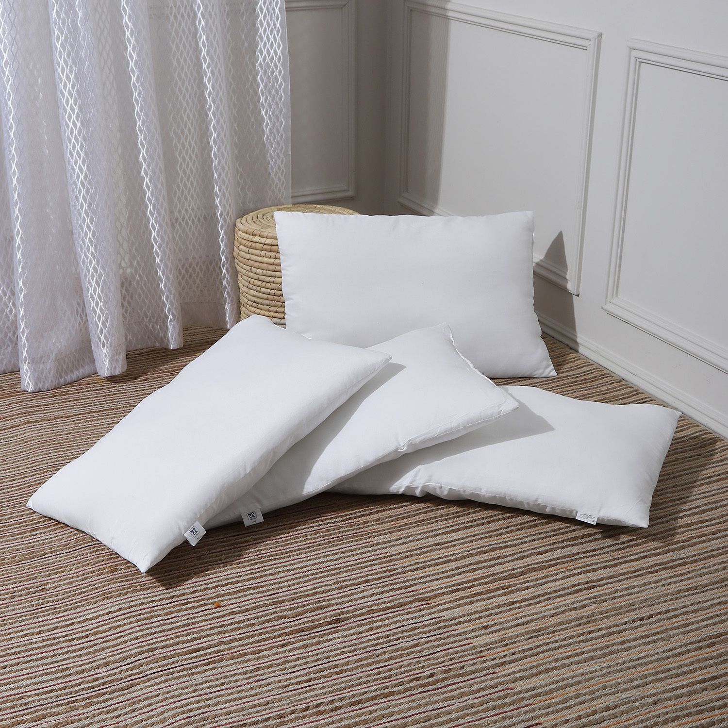 moca by monte carlo Microfibre Sleeping Pillow Pack of 4 Solid-picture-10