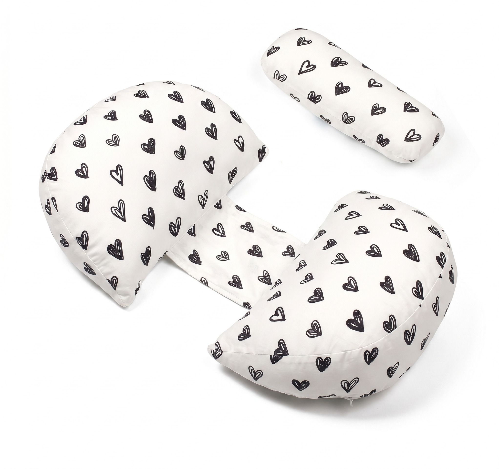 Polyester Fibre Pregnancy Pillow Pack of 1 Printed-image-24