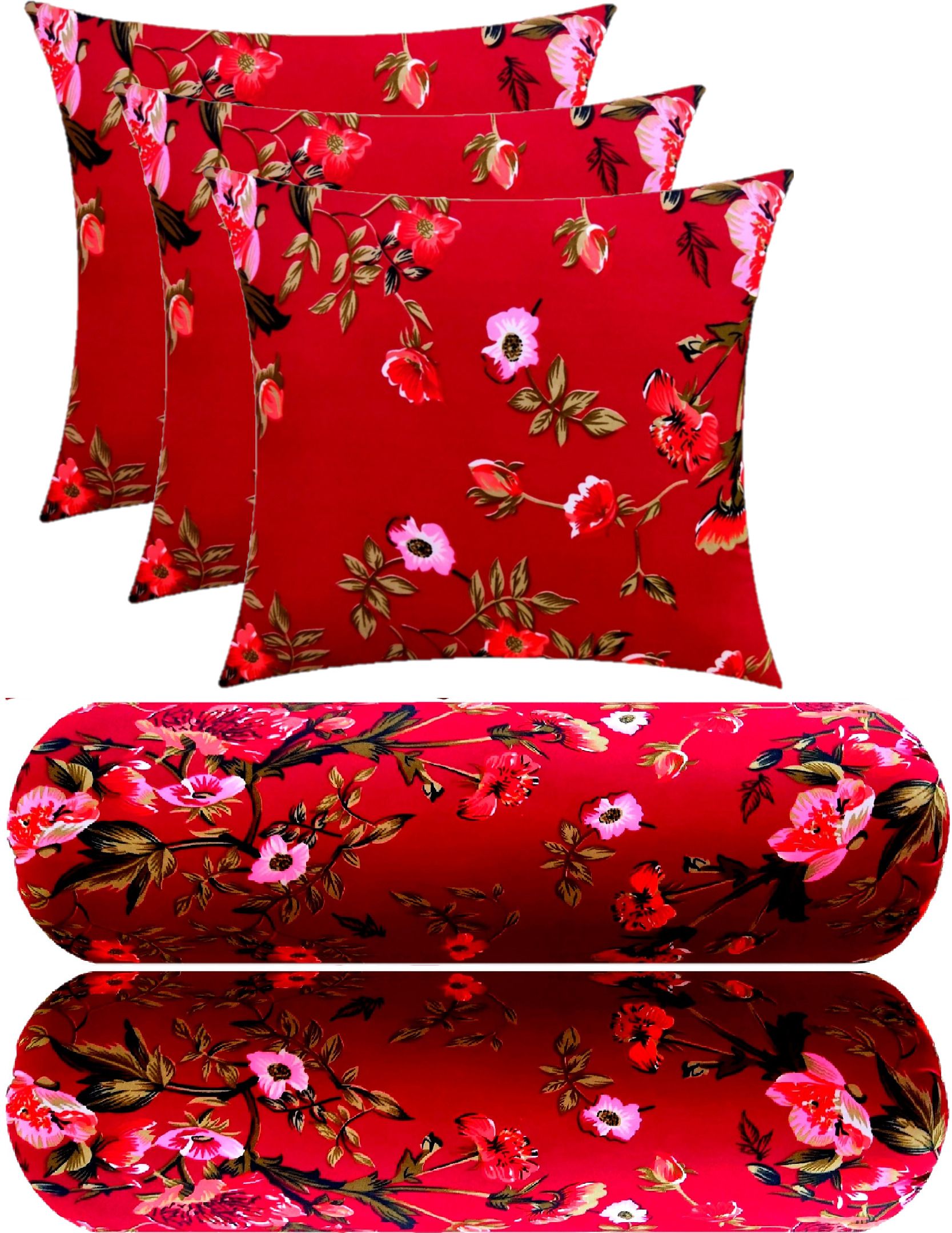 Microfibre Bolster Pack of 5 Floral-image-42